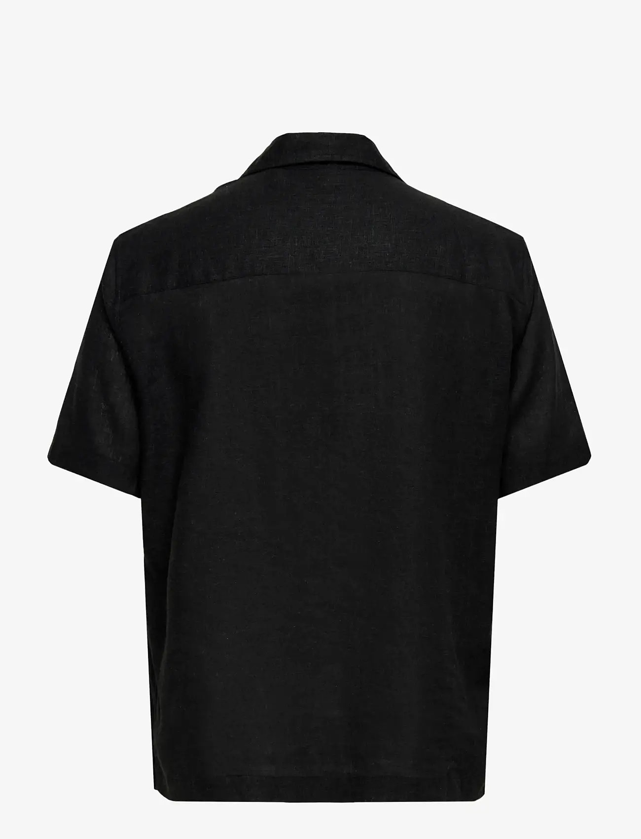 ONLY & SONS - ONSLAURENCE LINEN RESORT COLLAR SS NOOS - hørskjorter - meteorite - 2