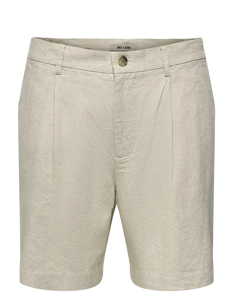 ONLY & SONS - ONSLOU ENO 0569 SHORTS FRML - hørshorts - gardenia - 0