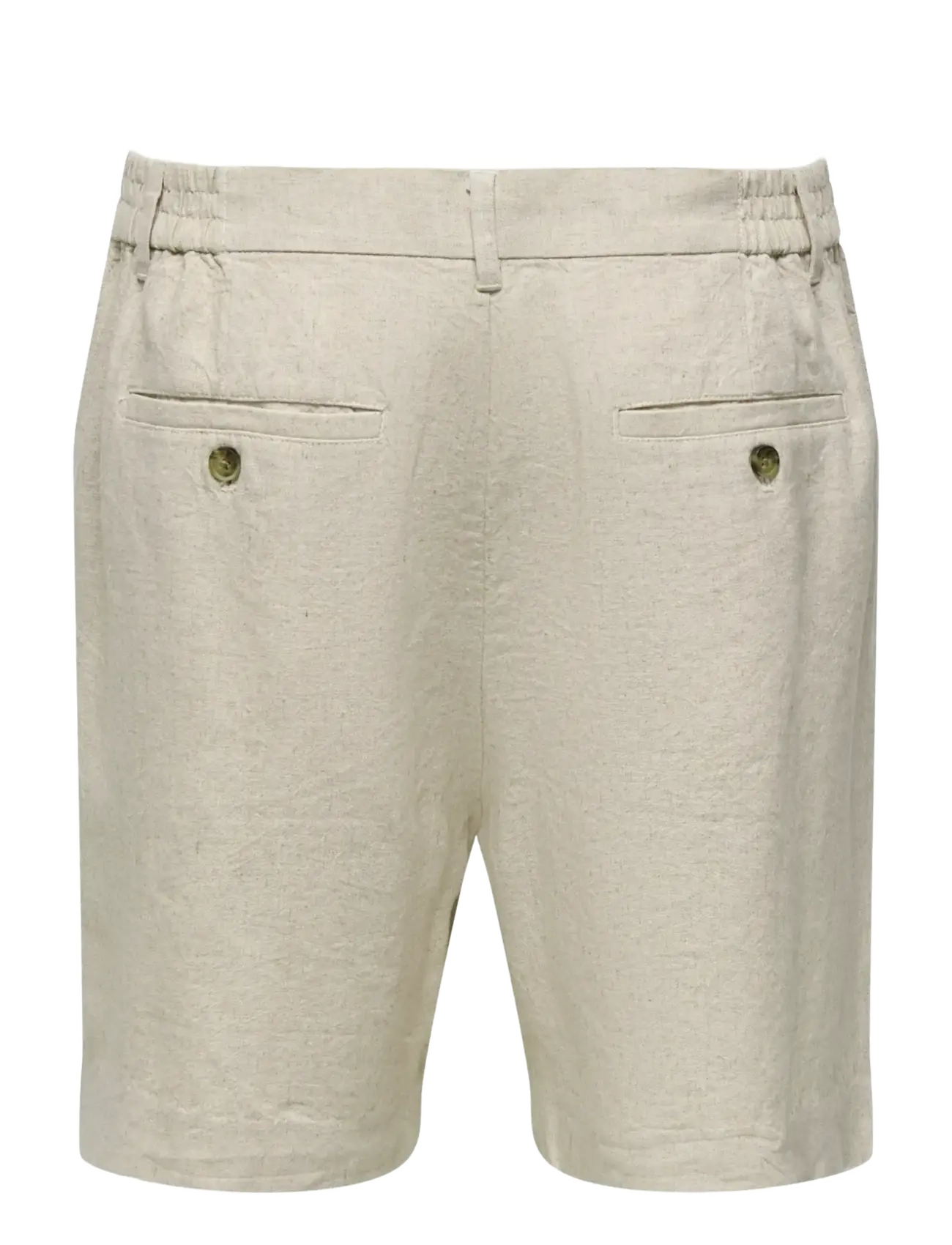 ONLY & SONS - ONSLOU ENO 0569 SHORTS FRML - leinen-shorts - gardenia - 1