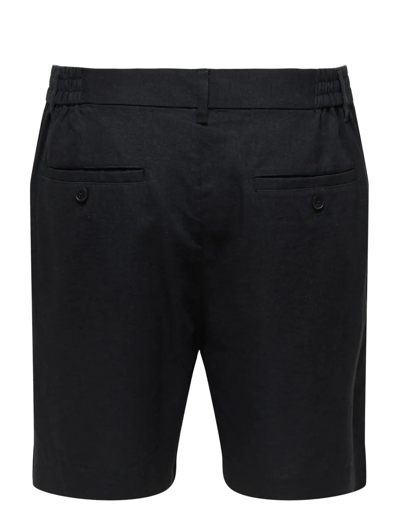 ONLY & SONS - ONSLOU ENO 0569 SHORTS FRML - leinen-shorts - jet black - 1