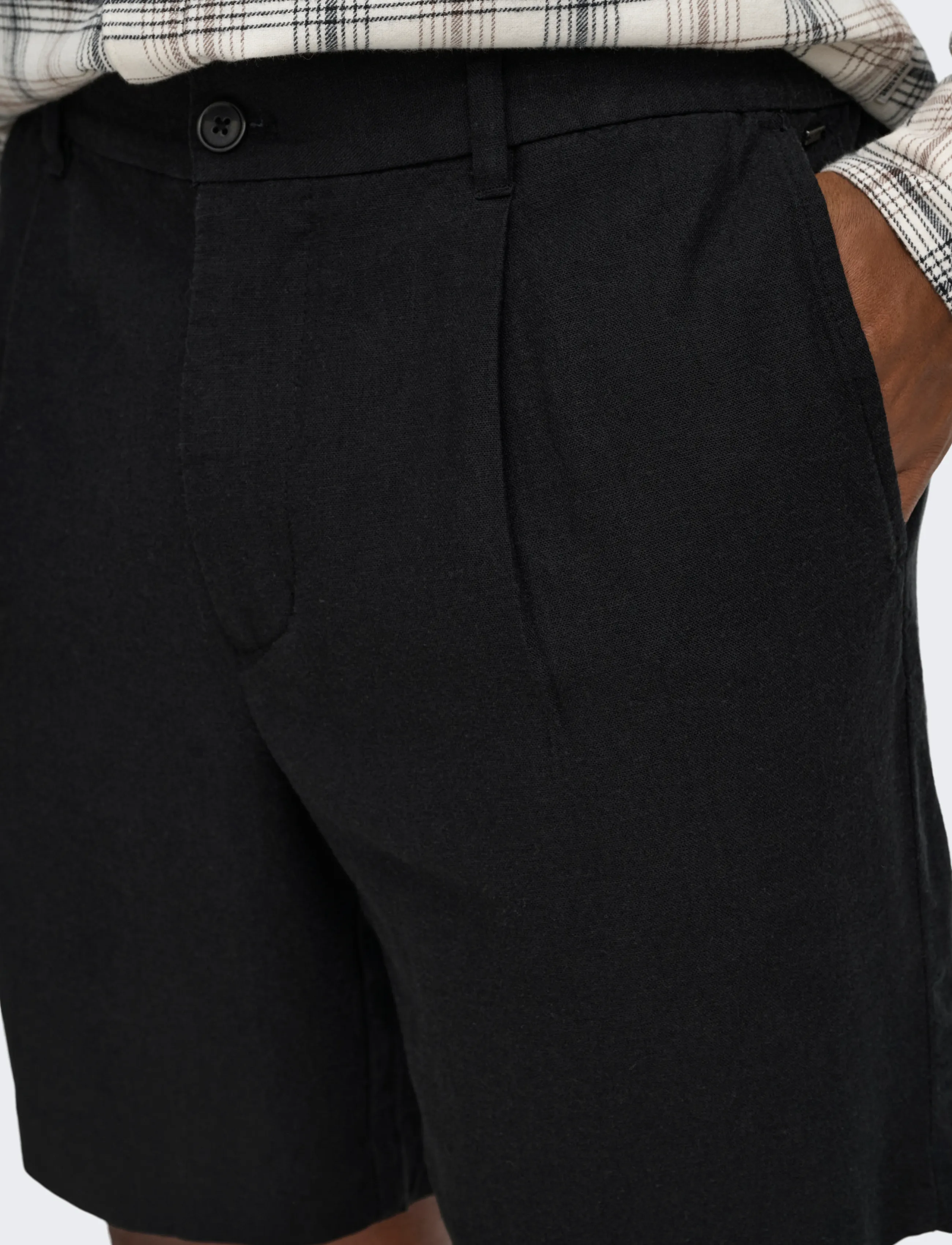 ONLY & SONS - ONSLOU ENO 0569 SHORTS FRML - hørshorts - jet black - 5