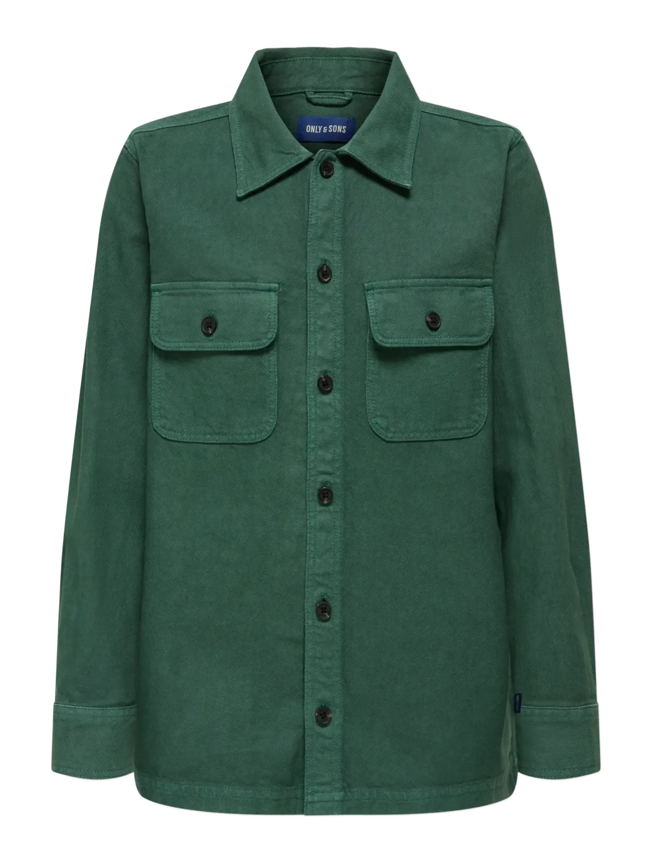 ONLY & SONS OSJOLIVER TWILL OVERDYE OVERSHIRT WVN - Overshirts - TREKKING GREEN / khaki/green