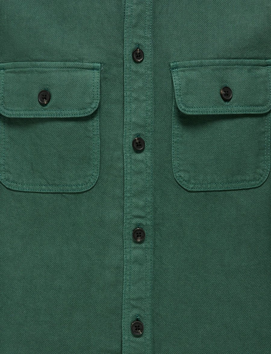 ONLY & SONS - OSJOLIVER TWILL OVERDYE OVERSHIRT WVN - langærmede skjorter - trekking green - 3