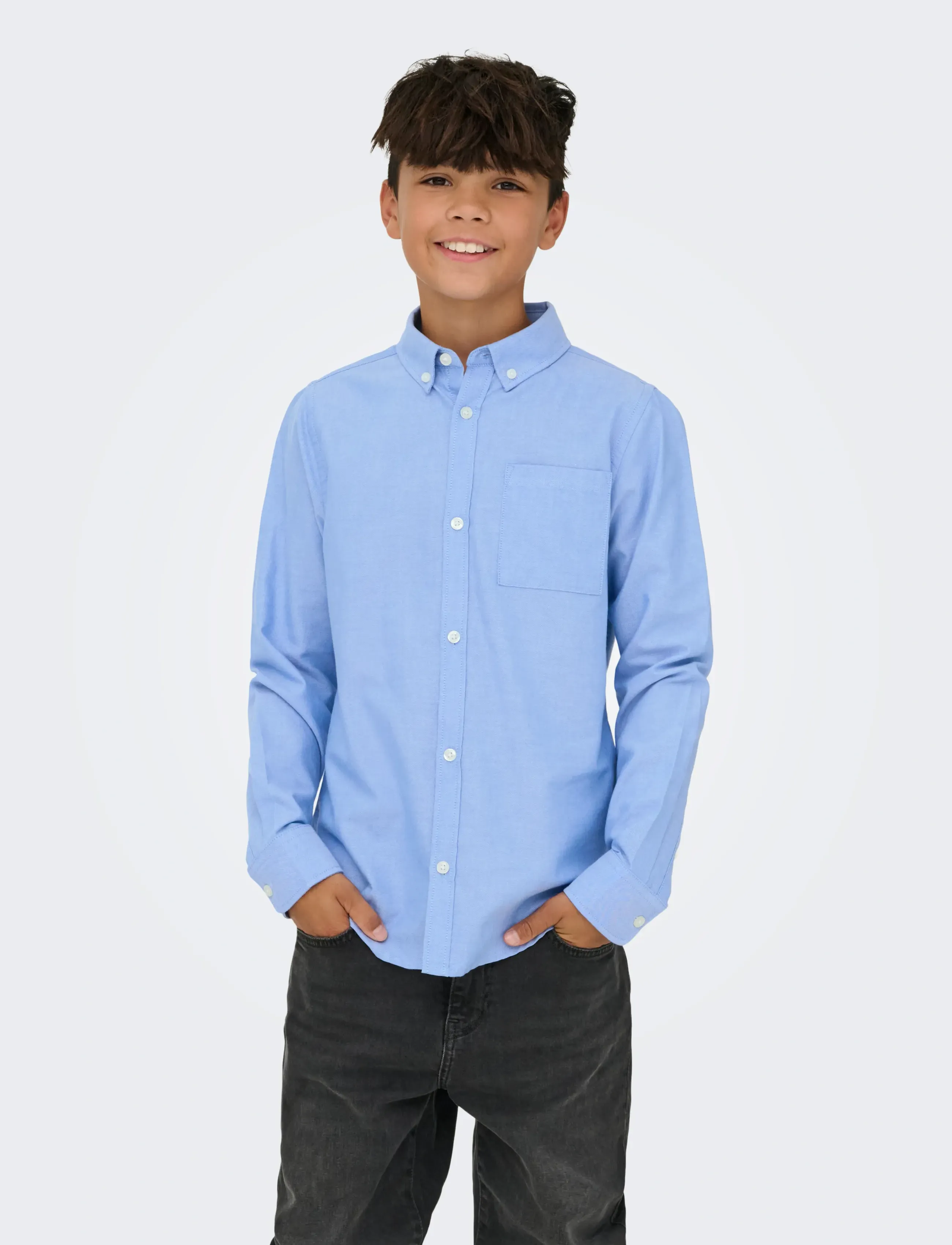 ONLY & SONS OSJALVARO SLIM LS OXFORD SHIRT WVN - Skjorter - CASHMERE BLUE / blue