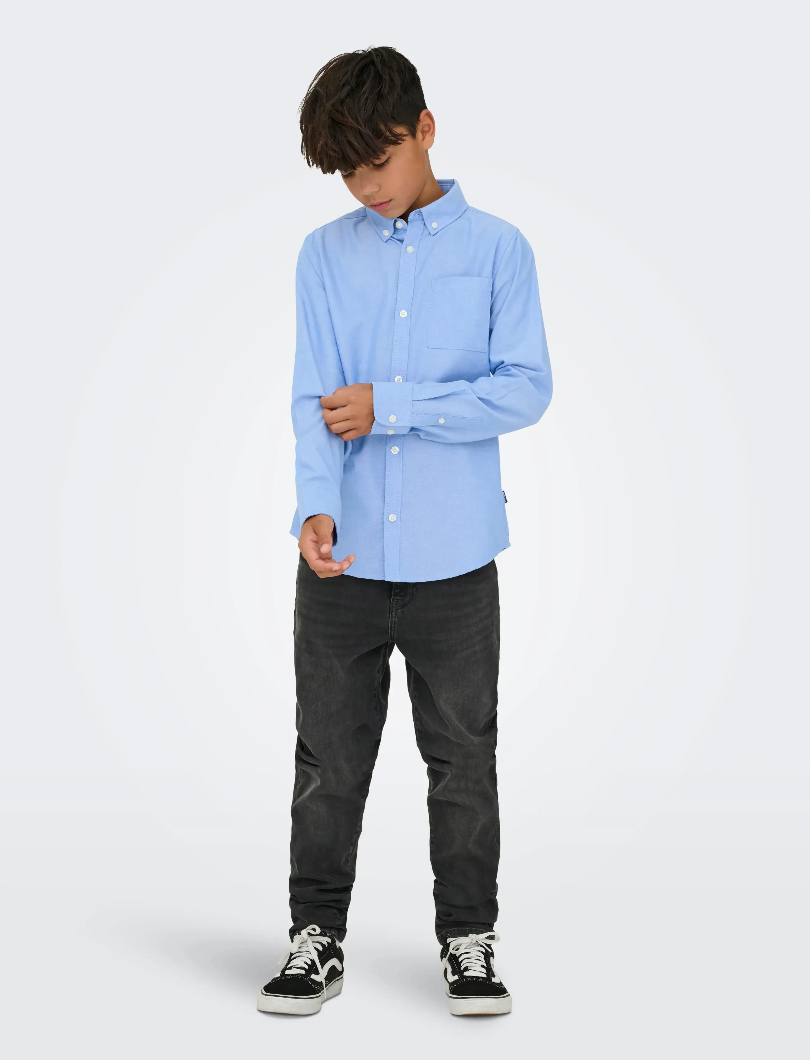 ONLY & SONS - OSJALVARO SLIM LS OXFORD SHIRT WVN - koszule z długimi rękawami - cashmere blue - 4