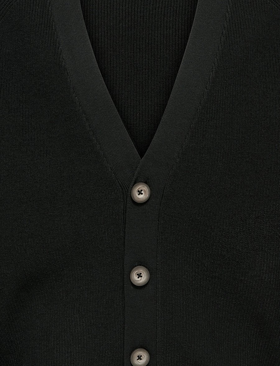 ONLY & SONS - OSJALFI REG LS CARDIGAN KNIT - cardigans - black - 2