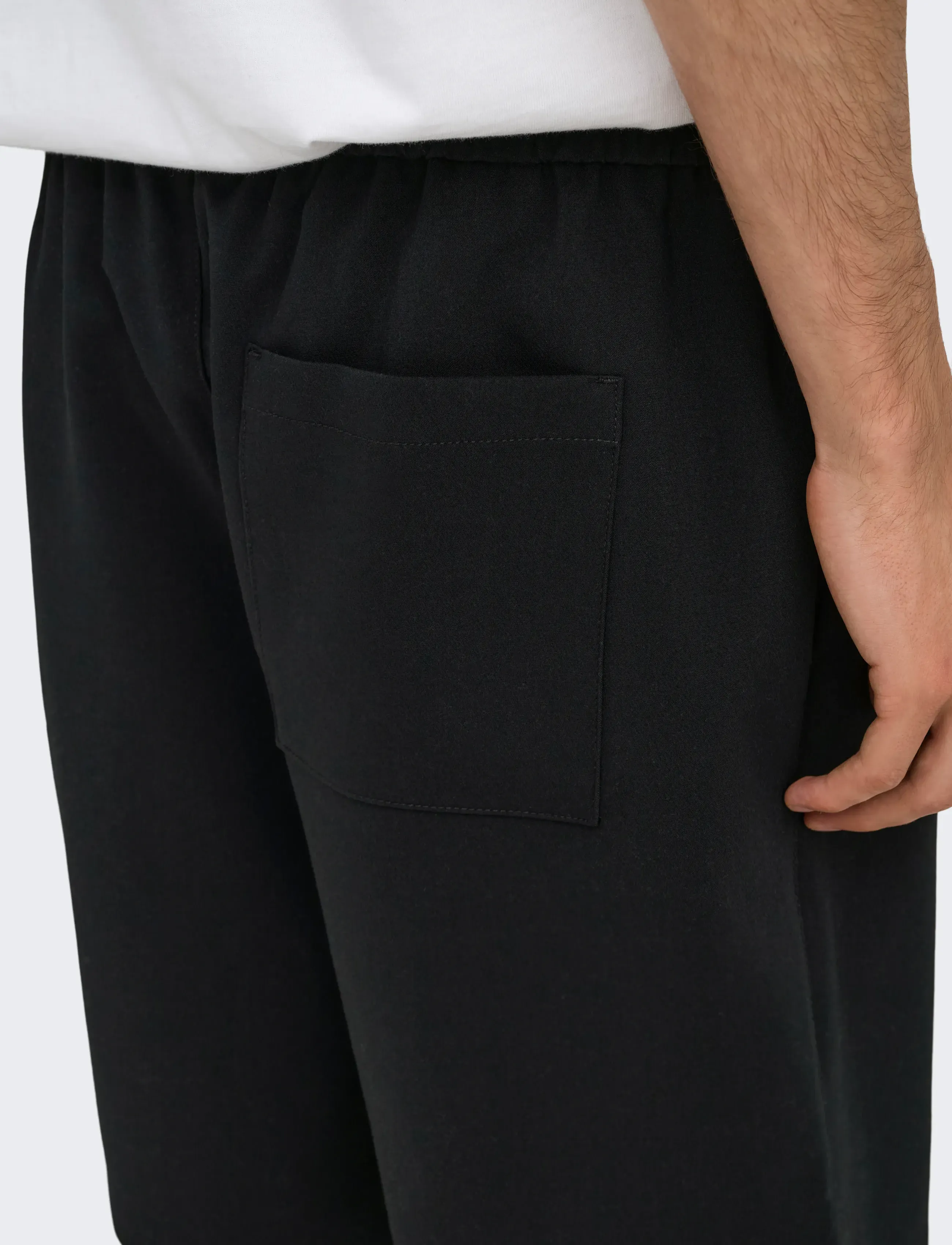 ONLY & SONS - ONSWILL 0292LOOS STRING SHORTS FRML NOOS - lühikesed vabaajapüksid - black - 5