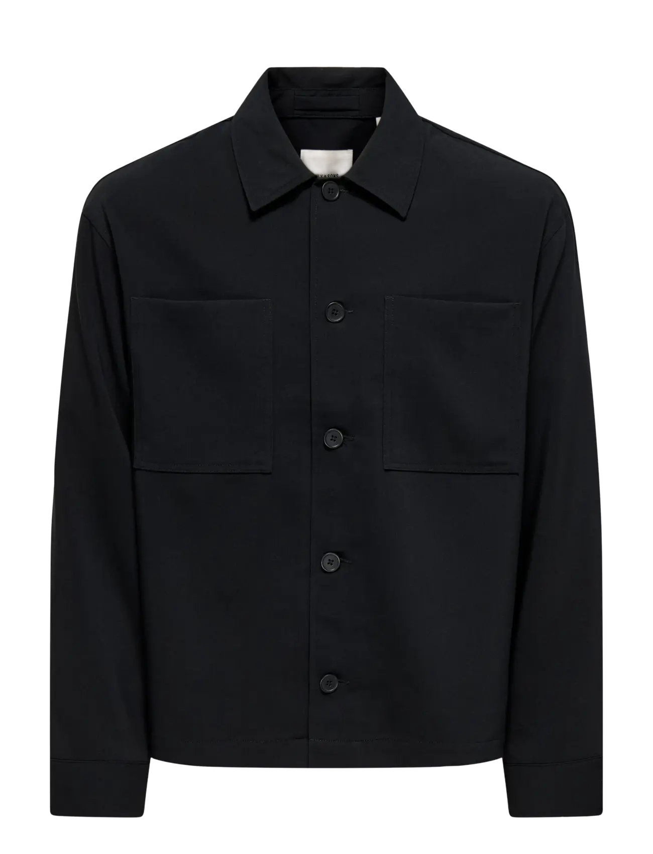 ONLY & SONS ONSWILL 0292 LOOSE OVERSHIRT - ONLY & SONS - BLACK / black