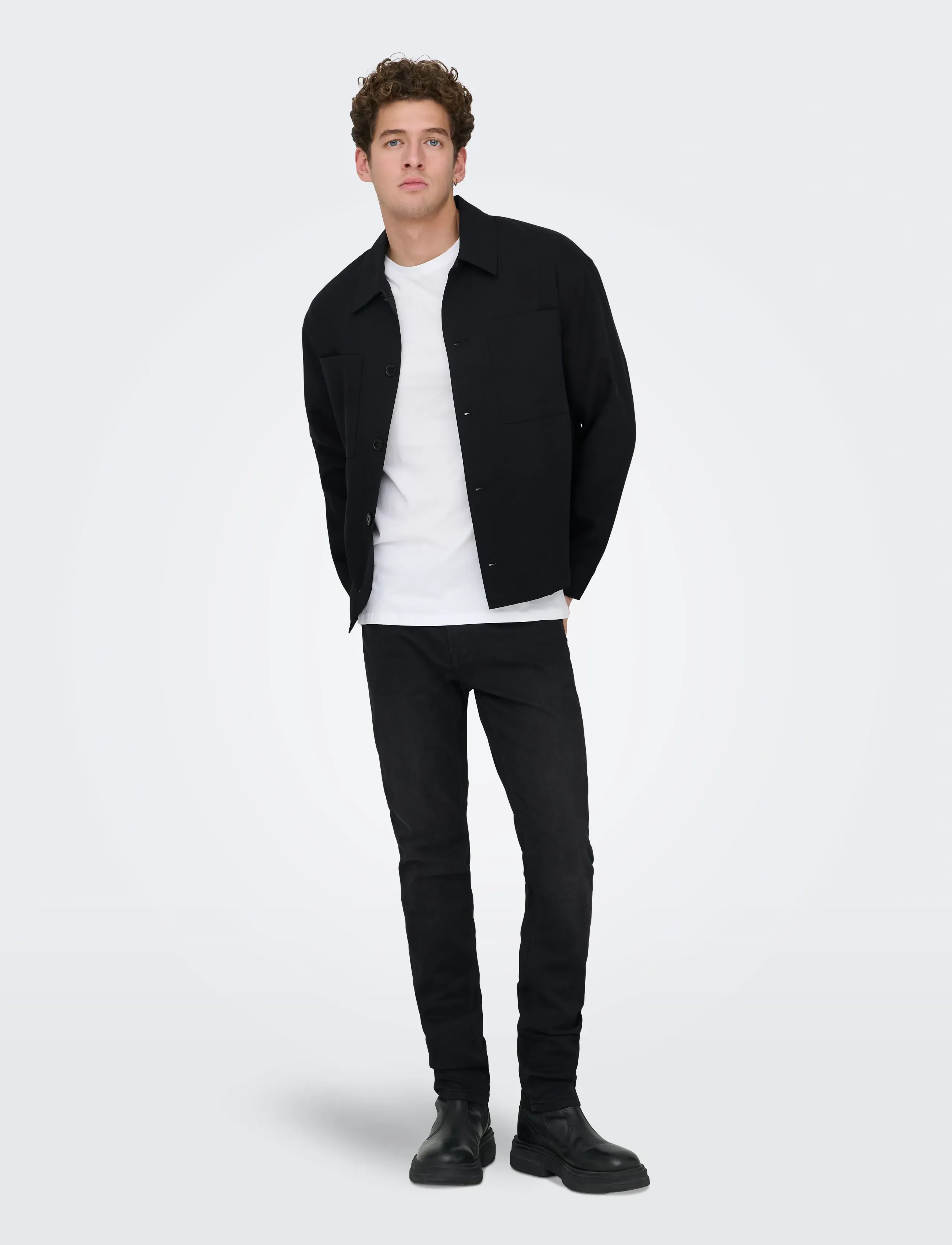 ONLY & SONS Onswill 0292 Loose Overshirt skjortor & blusar herr – bild 5