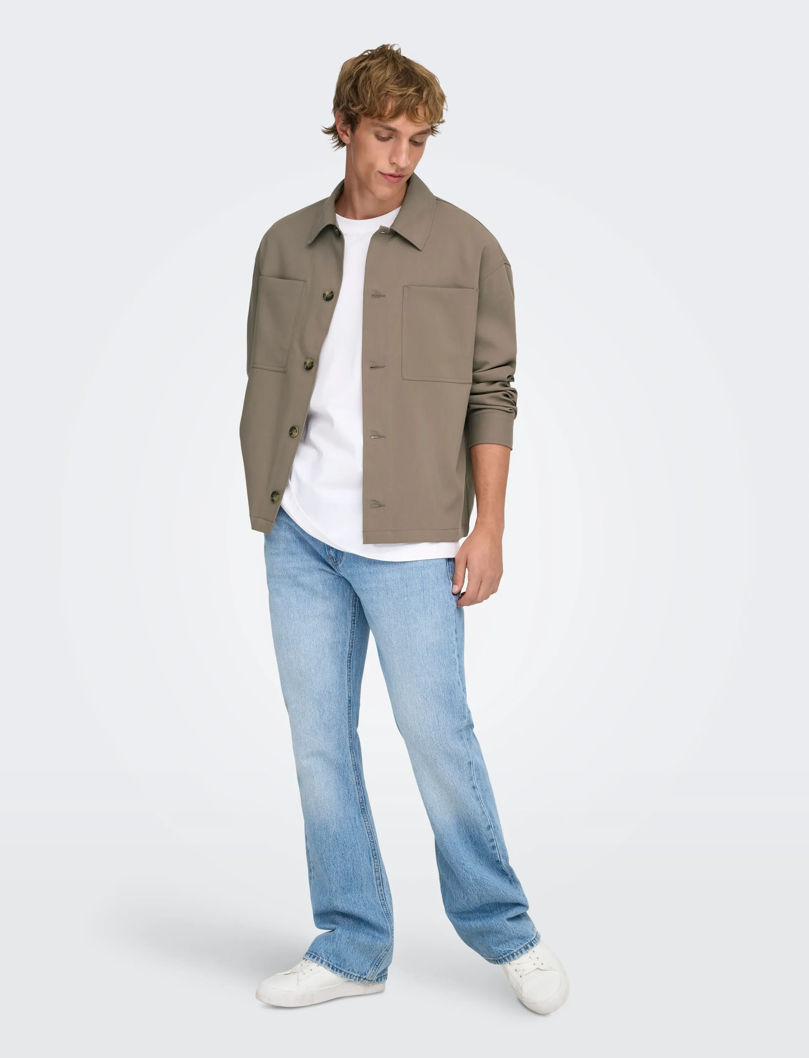 ONLY & SONS Onswill 0292 Loose Overshirt overshirts herr – bild 5