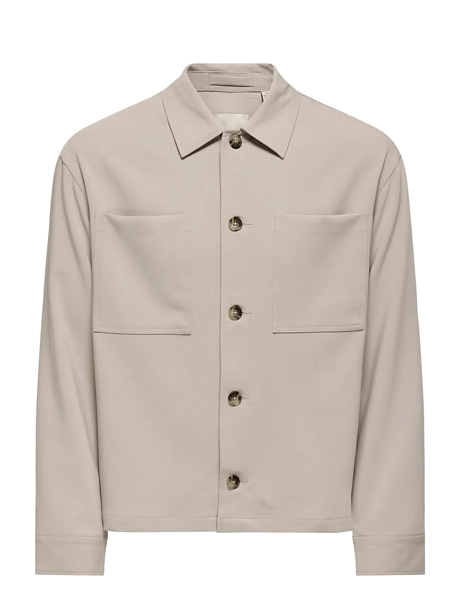 ONLY & SONS - ONSWILL 0292 LOOSE OVERSHIRT - kollektioner - string - 1
