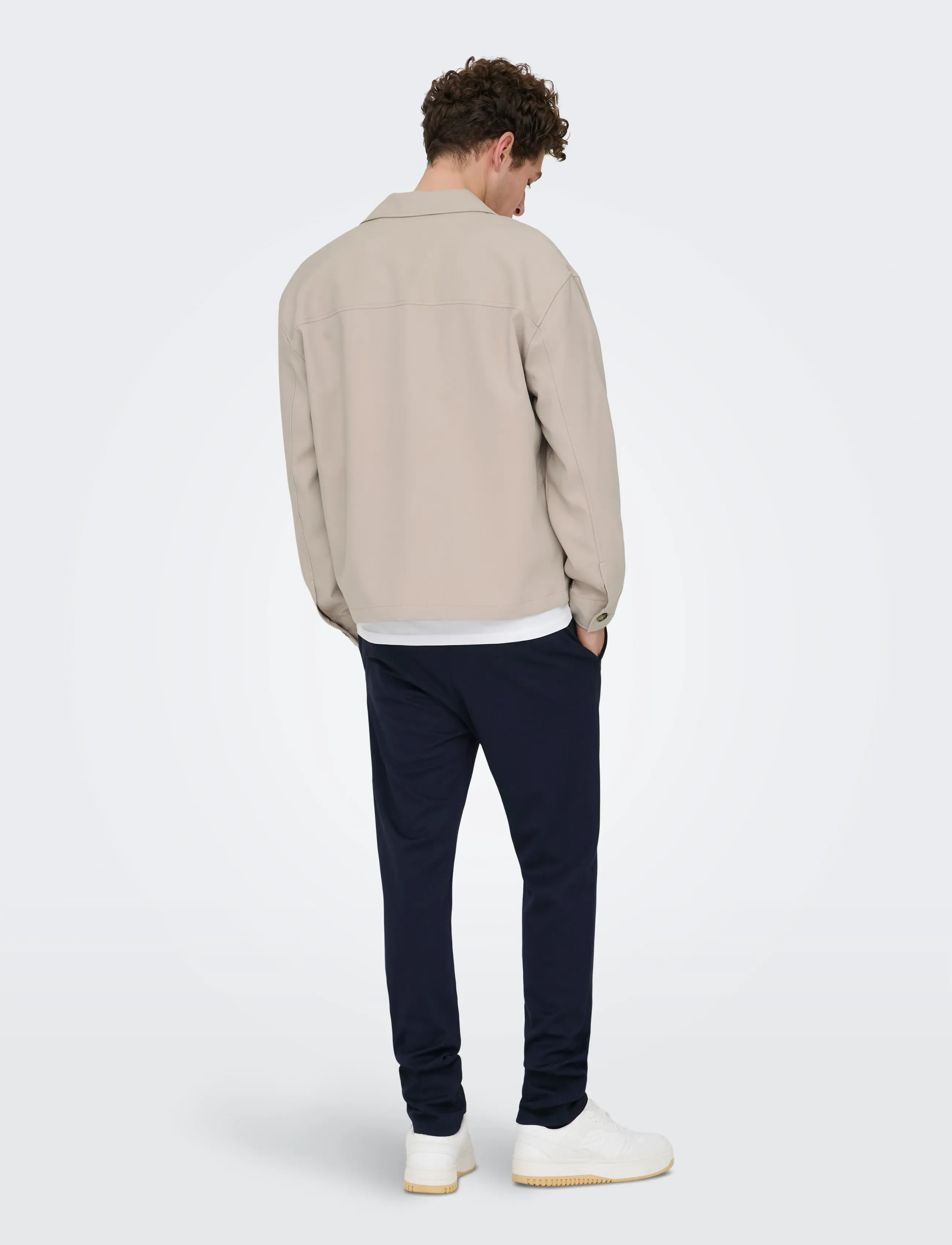 ONLY & SONS - ONSWILL 0292 LOOSE OVERSHIRT - collections - string - 3