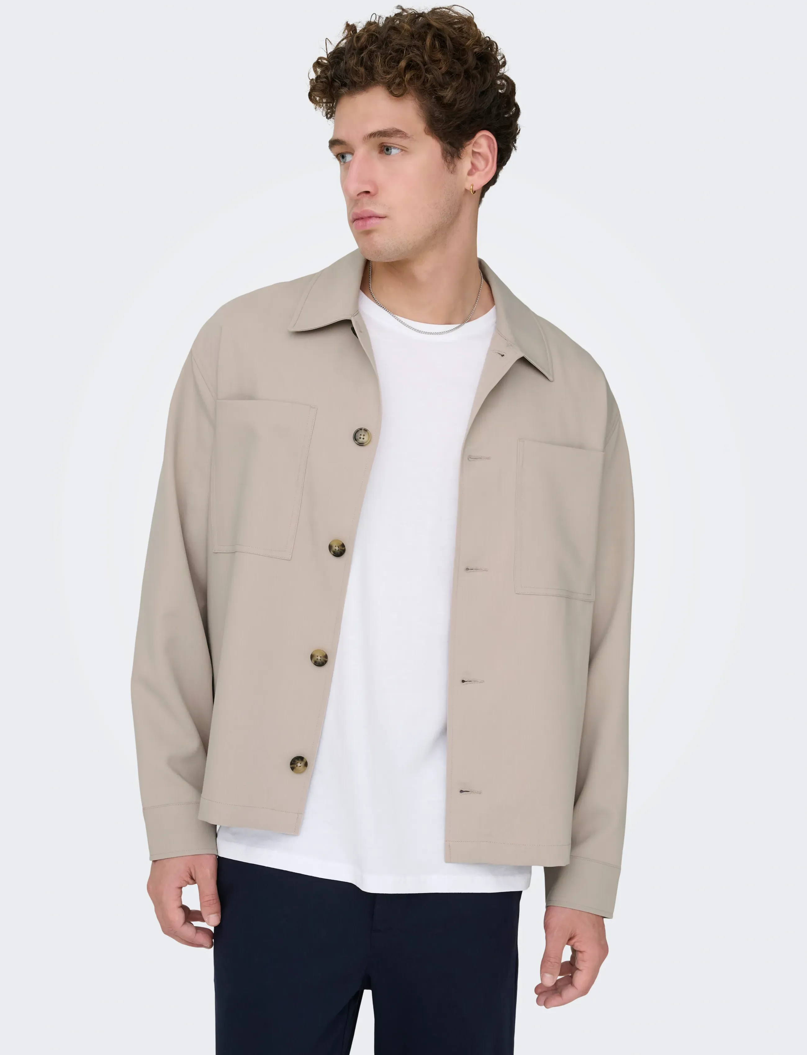 ONLY & SONS Onswill 0292 Loose Overshirt overshirts herr – bild 5