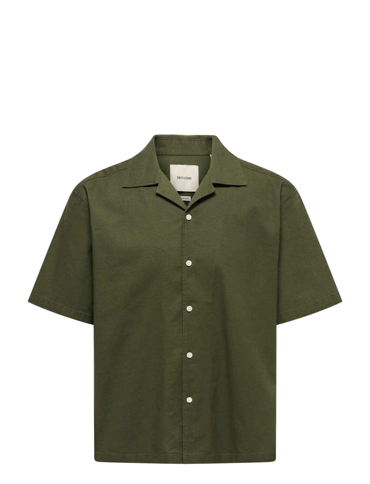 ONLY & SONS ONSREID REG 0571 RESORT SHIRT VD - Skjorter - OLIVE NIGHT / khaki/green