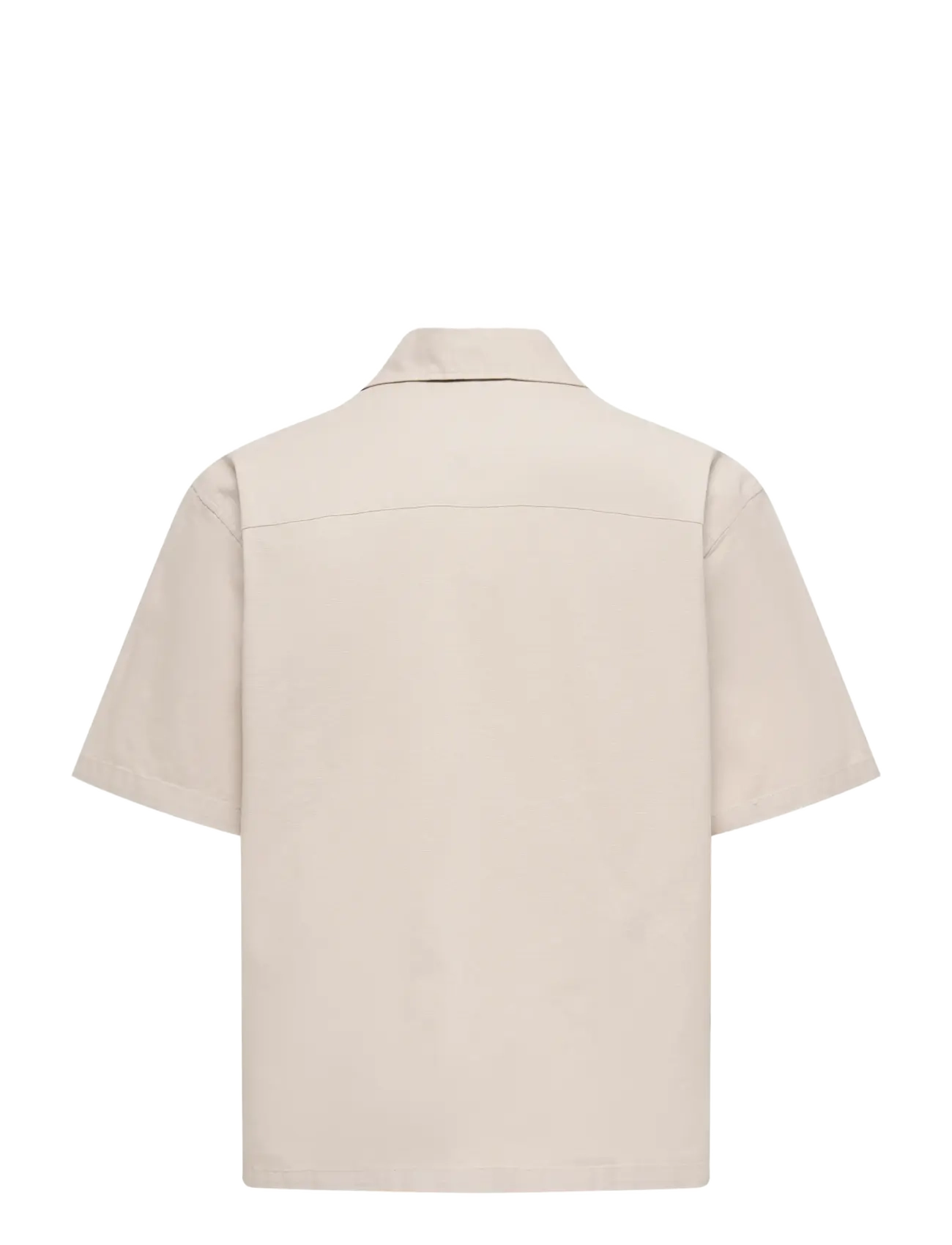 ONLY & SONS - ONSREID REG 0571 RESORT SHIRT VD - kurzarmhemden - silver lining - 2
