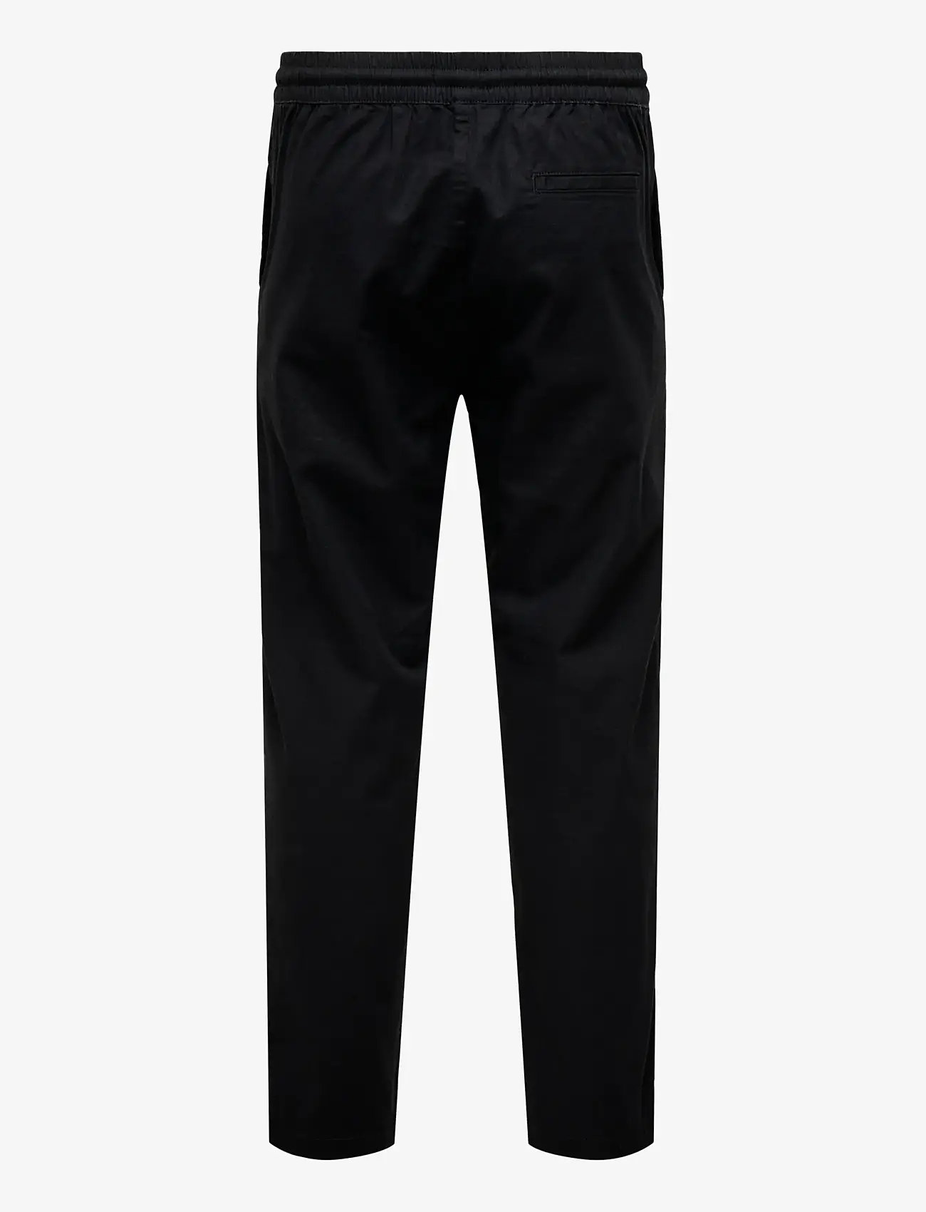 ONLY & SONS - ONSREID LINUS TAPERED 0571 SLUB PANT - casual bukser - black - 2