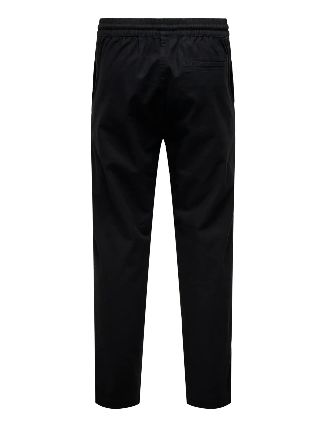 ONLY & SONS - ONSREID LINUS TAPERED 0571 SLUB PANT - casual bukser - black - 2