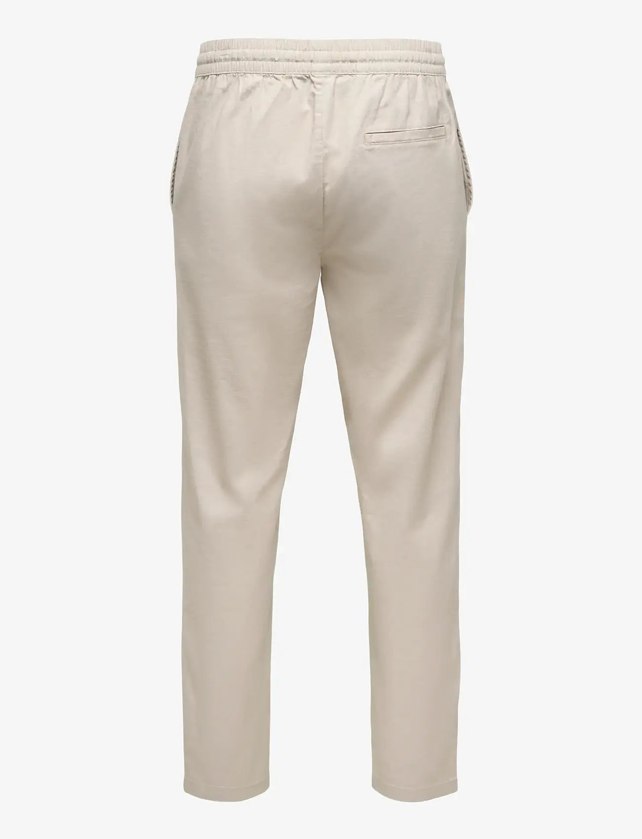 ONLY & SONS - ONSREID LINUS TAPERED 0571 SLUB PANT - casual bukser - silver lining - 2