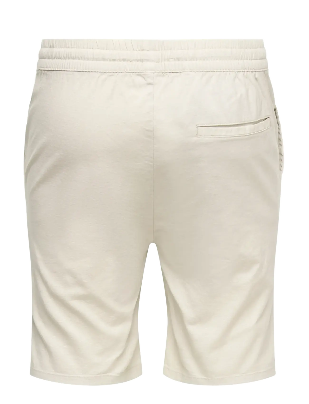ONLY & SONS - ONSREID SLIM 0571 SLUB SHORTS VD - casual shorts - silver lining - 2