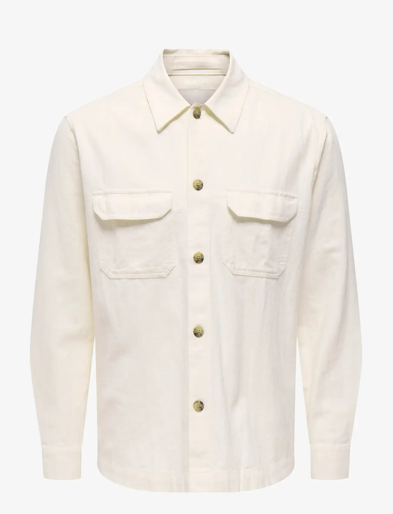 ONLY & SONS - ONSCOLT REG L/S 0570 SHIRT NOOS - kollektionen - gardenia - 1
