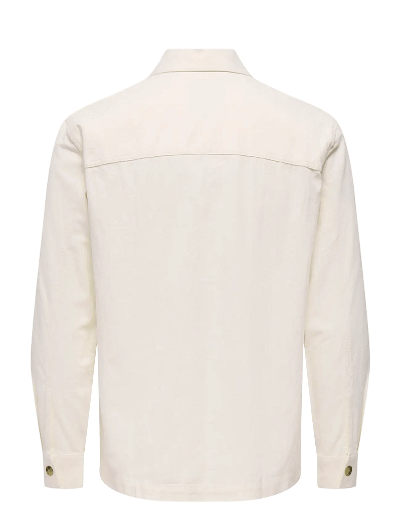 ONLY & SONS - ONSCOLT REG L/S 0570 SHIRT NOOS - kollektionen - gardenia - 2