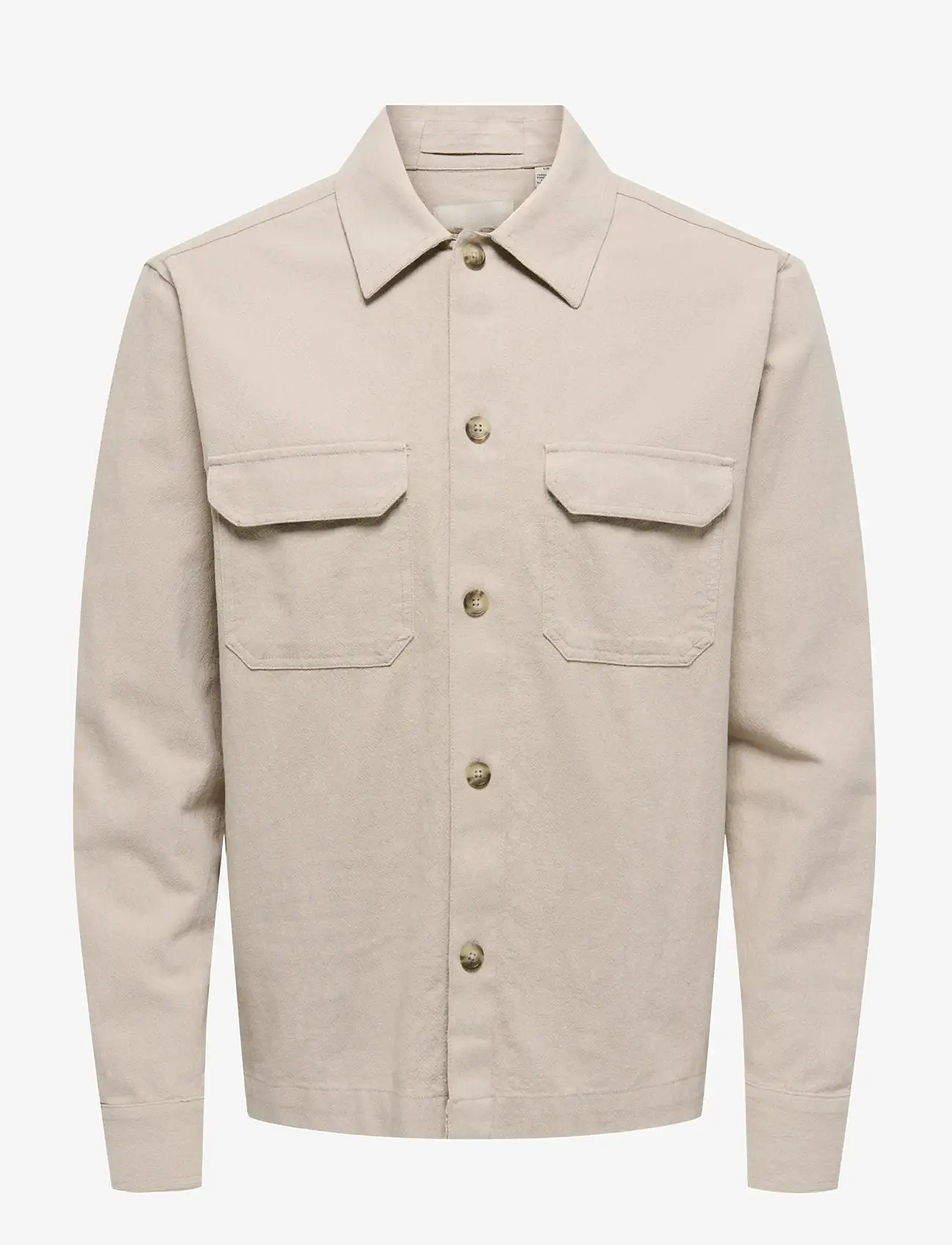 ONLY & SONS - ONSCOLT REG L/S 0570 SHIRT NOOS - kollektioner - string - 1