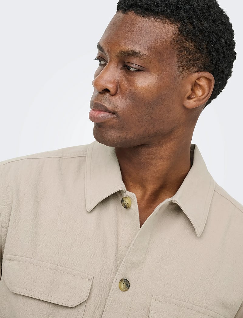 ONLY & SONS - ONSCOLT REG L/S 0570 SHIRT NOOS - kollektioner - string - 5