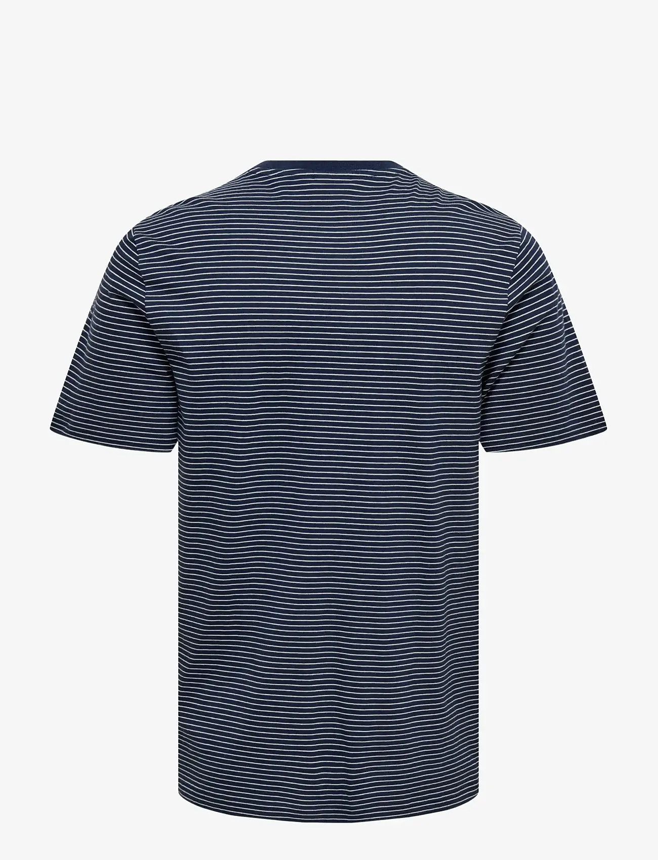 ONLY & SONS - ONSFRED LIFE RLX SS STRIPE TEE NOOS - kortærmede t-shirts - navy blazer - 2