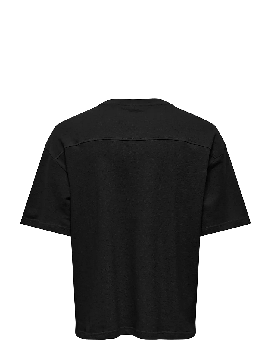 ONLY & SONS - ONSLENNY OVZ SS STRCT TEE NOOS - kurzärmelig - black - 2