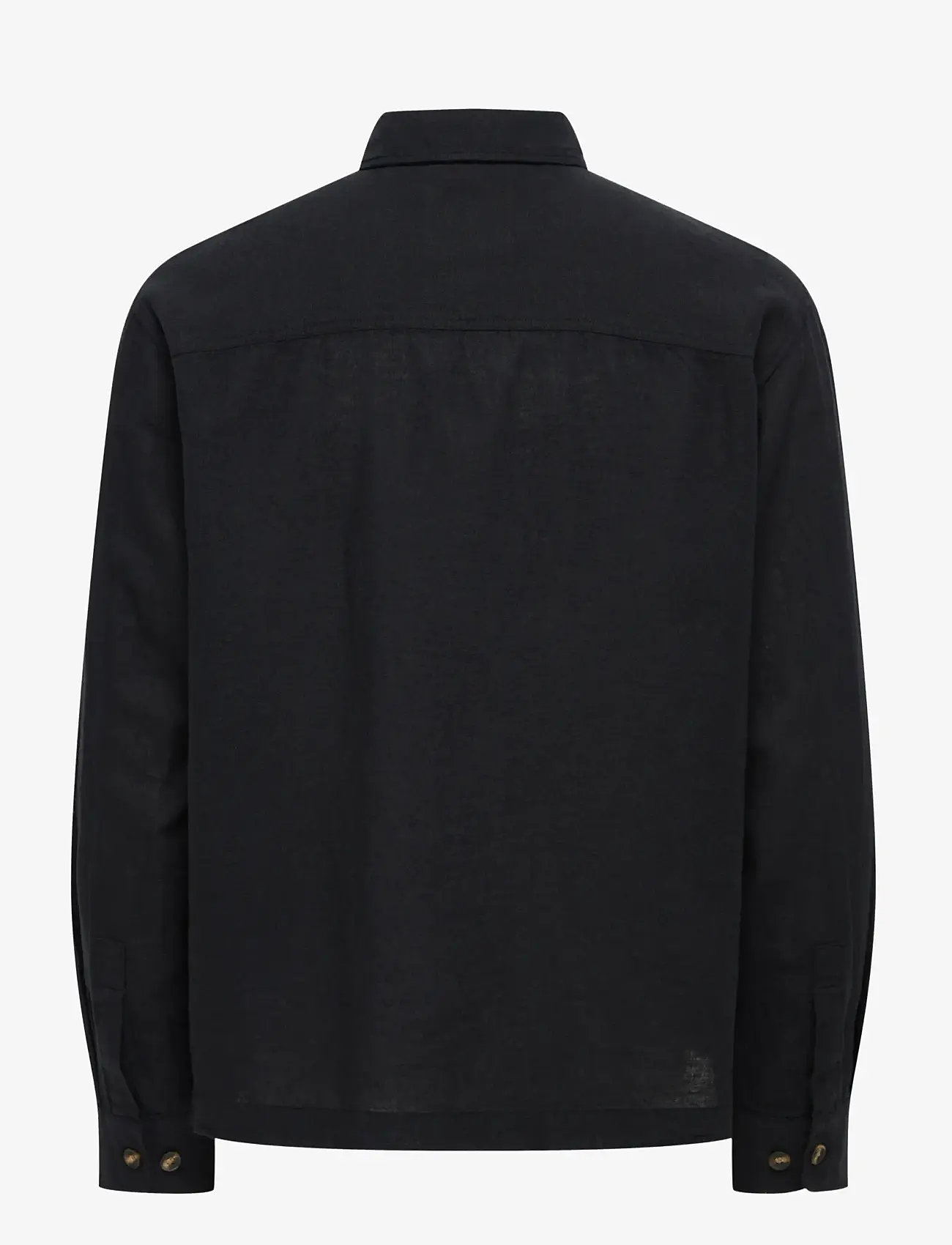 ONLY & SONS - ONSCAIDEN LS OVERSHIRT LINEN BLEND - kollektsioonid - black - 1