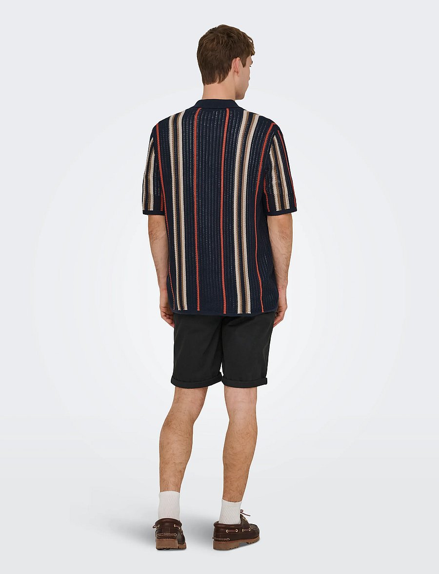 ONLY & SONS - ONSSAUL 0573 SHORTS NOOS - lühikesed chino-püksid - black - 3