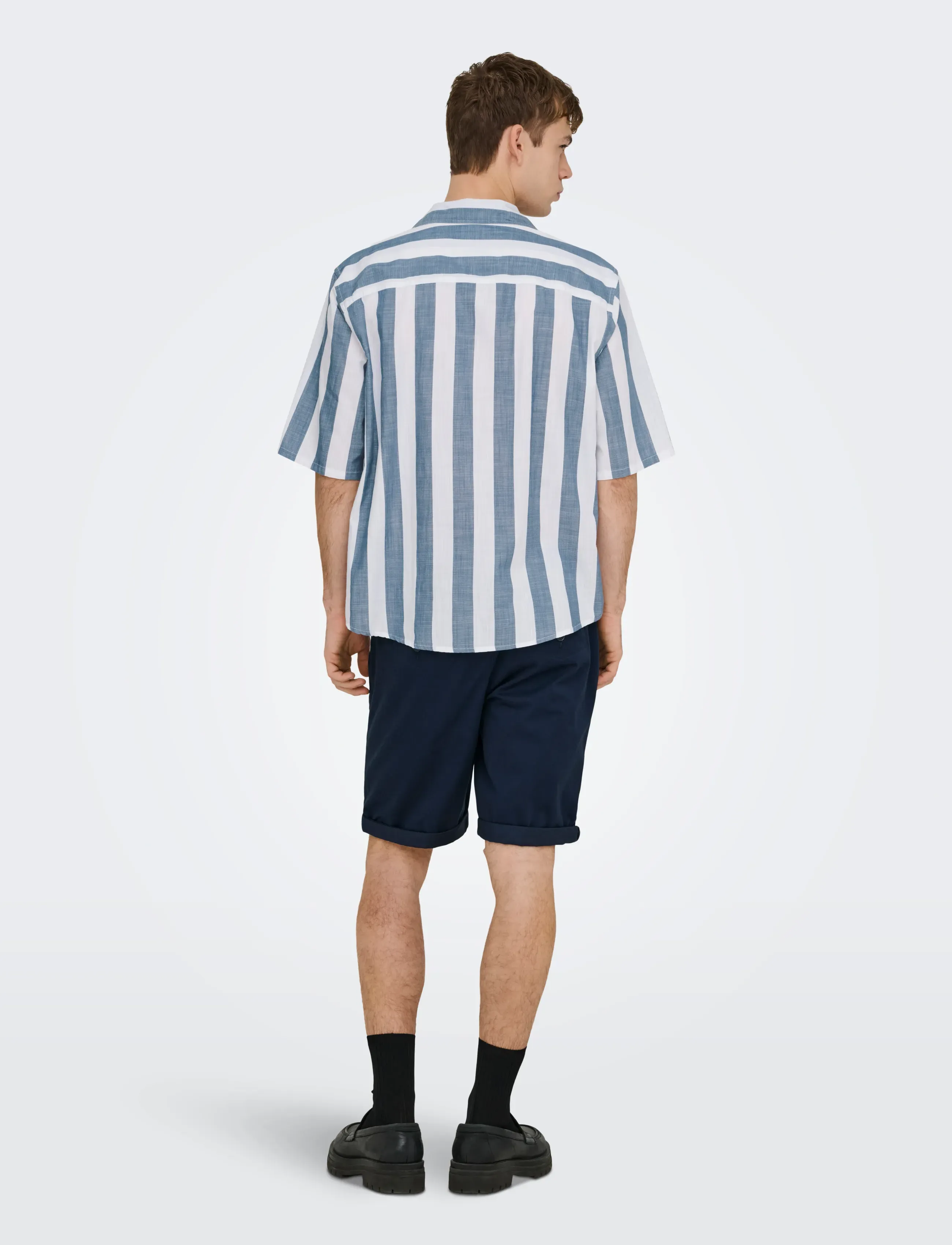 ONLY & SONS - ONSSAUL 0573 SHORTS NOOS - chinos shorts - blue nights - 3