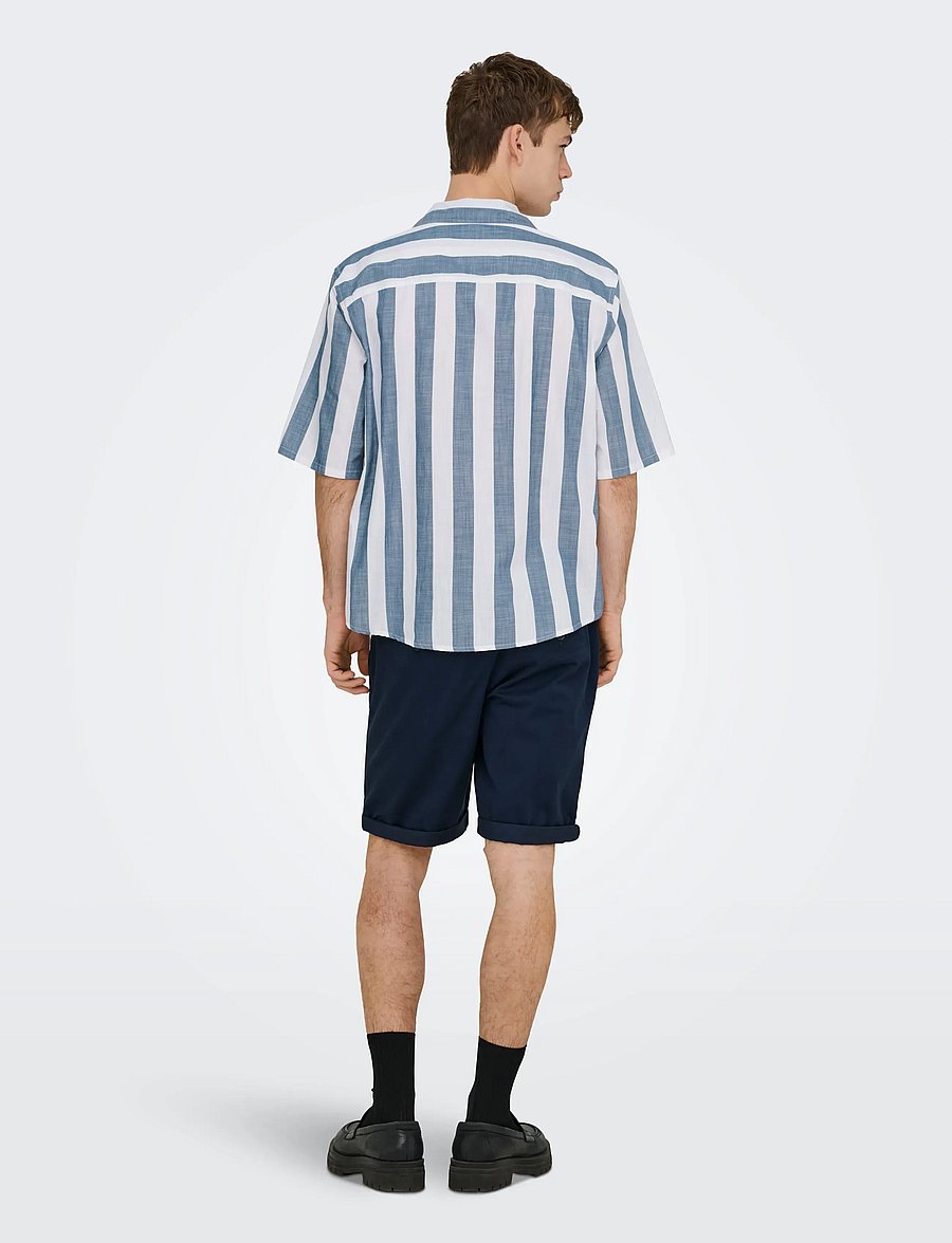 ONLY & SONS - ONSSAUL 0573 SHORTS NOOS - chinos shorts - blue nights - 3