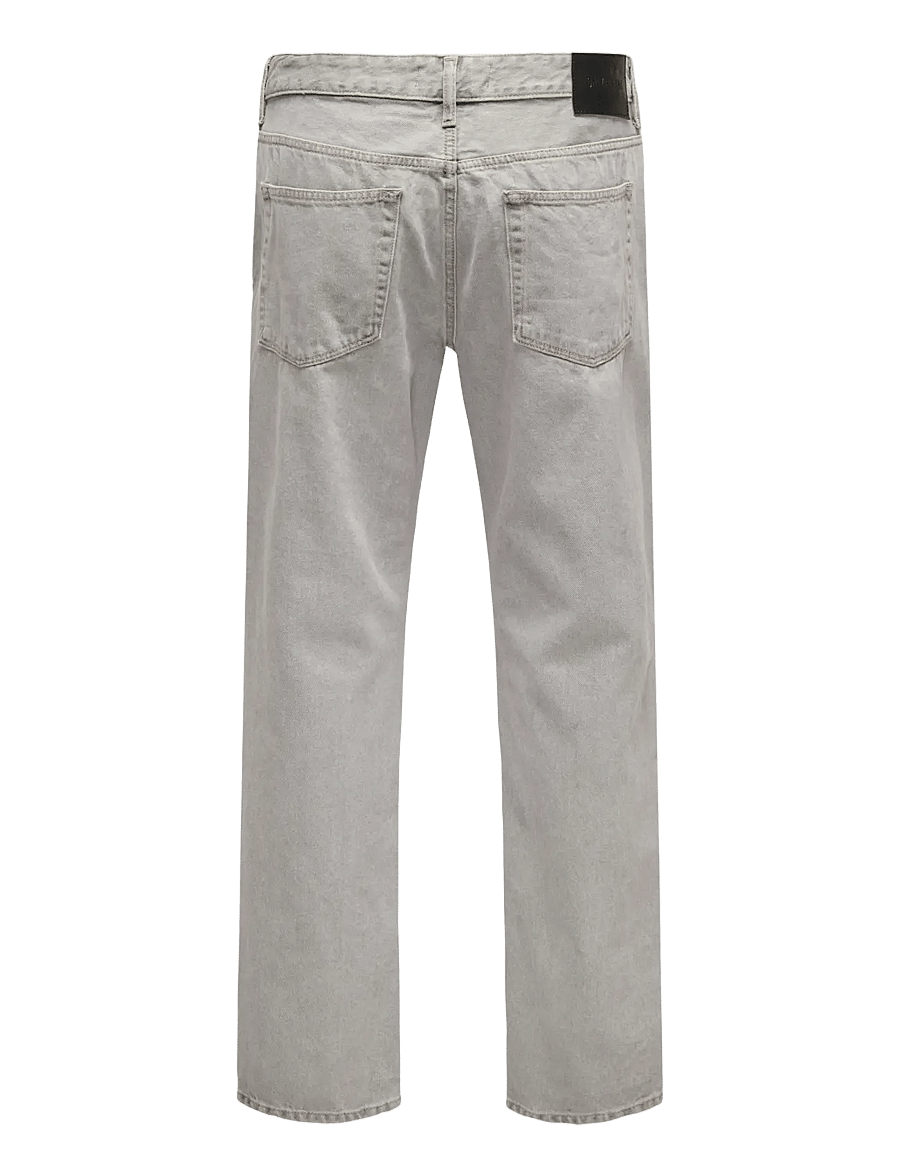 ONLY & SONS - ONSEDGE STRAIGHT STONE 6481 TAI DNM - limestone - 1