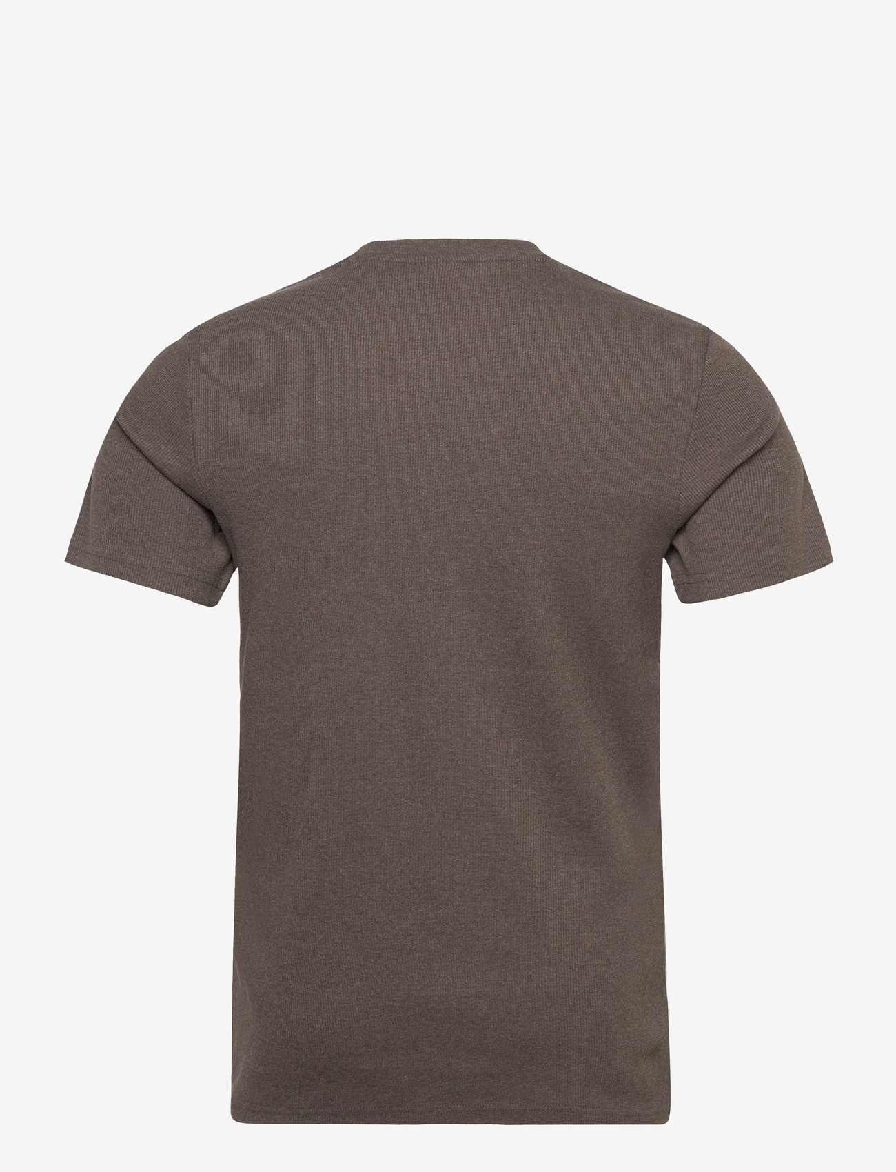 ONLY & SONS - ONSTANNER SLIM SS RIB TEE - laveste priser - medium grey melange - 1