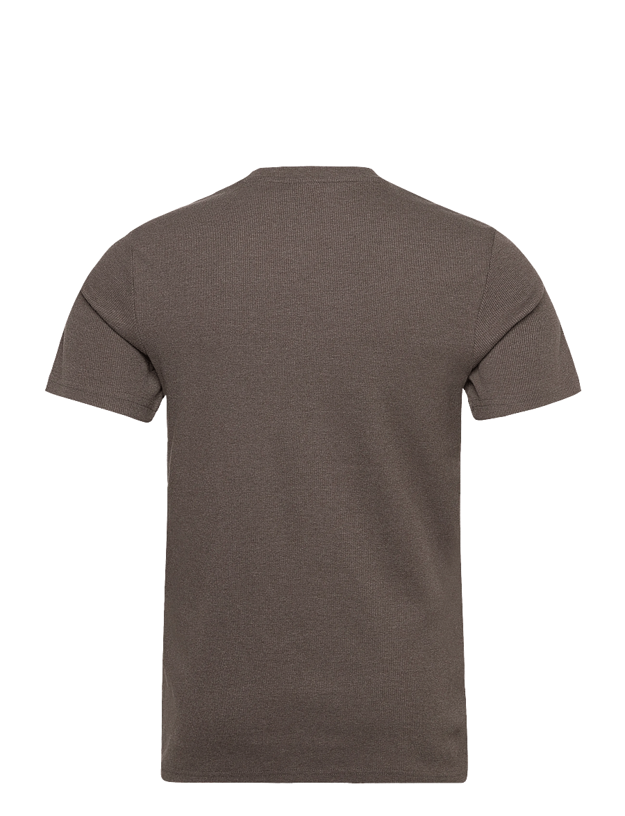 ONLY & SONS - ONSTANNER SLIM SS RIB TEE - kurzärmelig - medium grey melange - 1