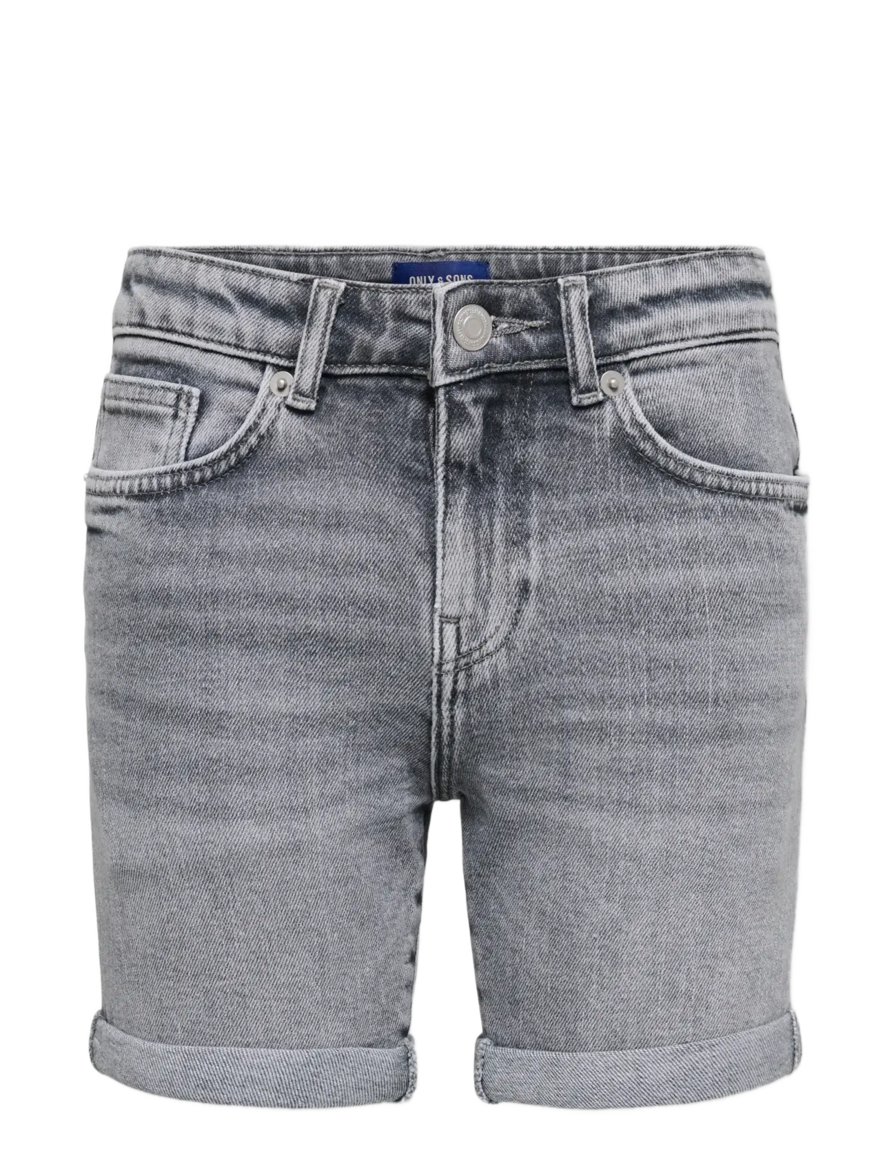 ONLY & SONS OSJPLY MG 6499 TAI DNM SHORTS - Shorts - MEDIUM GREY DENIM / grey