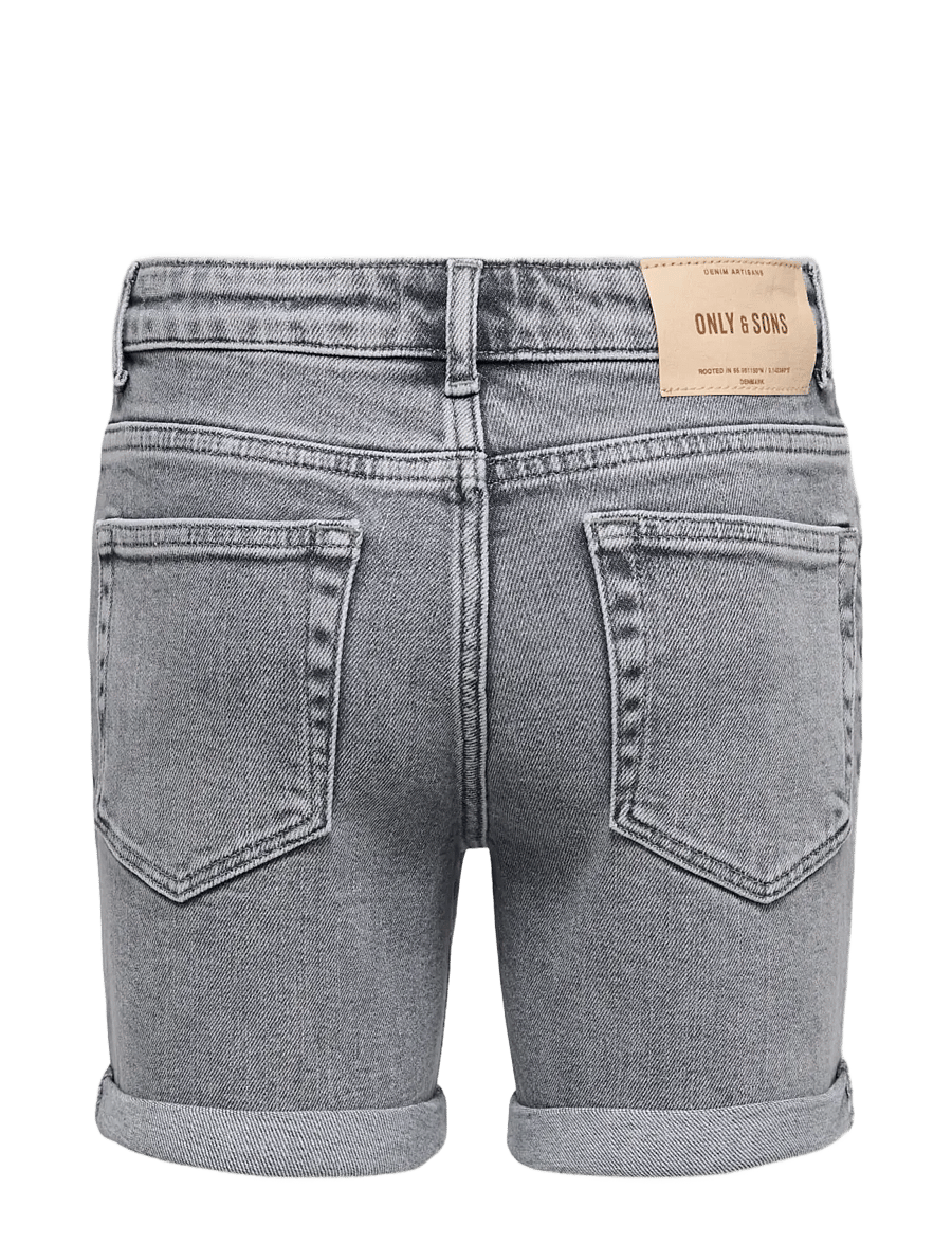 ONLY & SONS - OSJPLY MG 6499 TAI DNM SHORTS - denimshorts - medium grey denim - 1