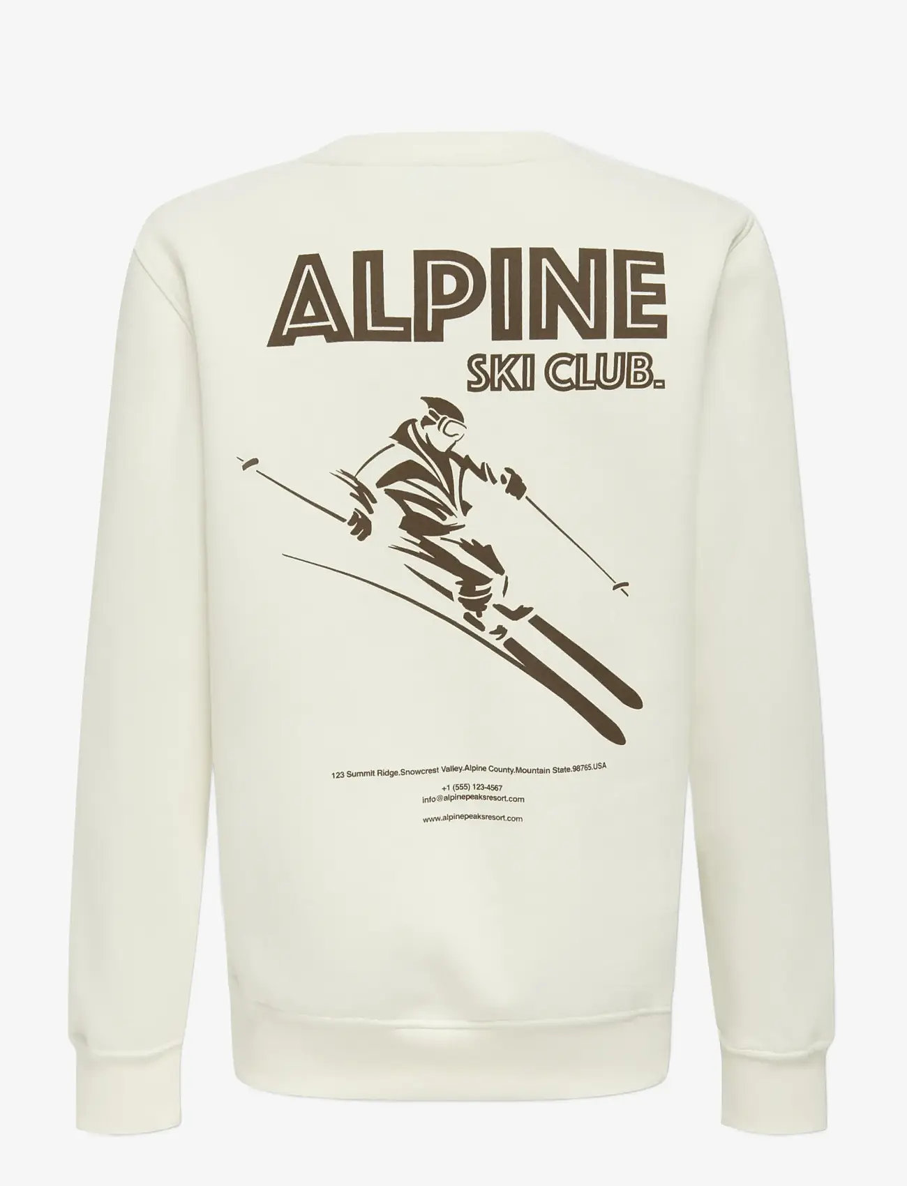 ONLY & SONS - OSJCONNOR SNOW LIFE LS REG CREW SWT - sweatshirts - cloud dancer - 1