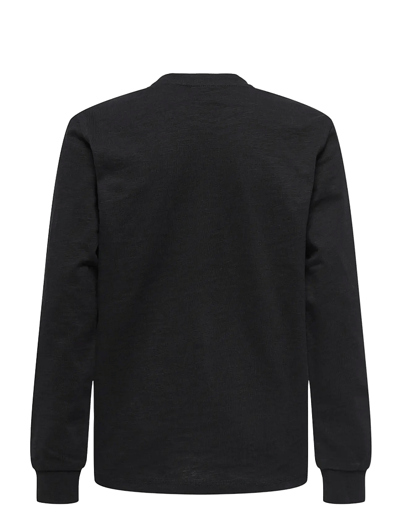 ONLY & SONS - OSJMACKEY REG LS LOGO TEE JRS - långärmade t-shirts - jet black - 1