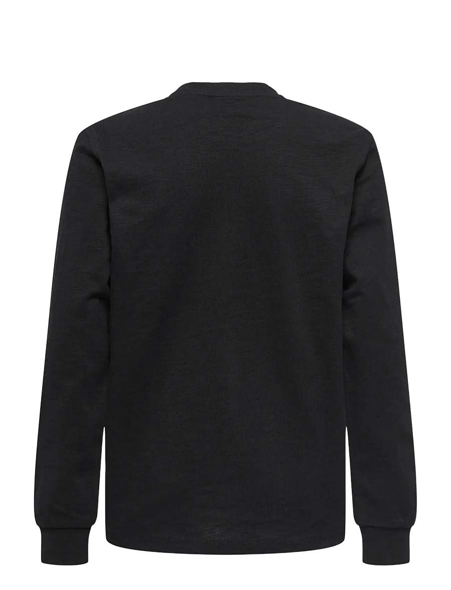 ONLY & SONS - OSJMACKEY REG LS LOGO TEE JRS - długi rękaw - jet black - 1