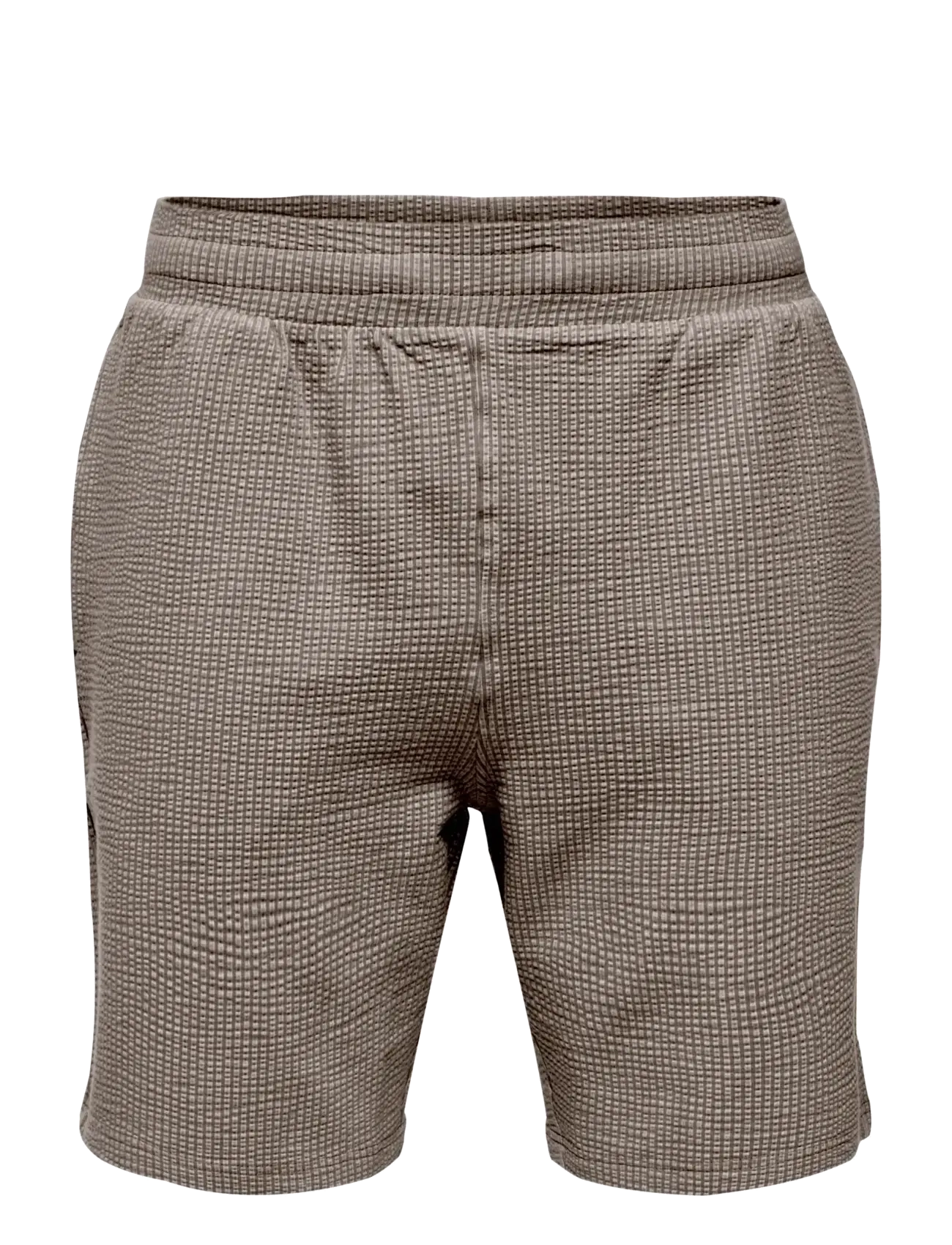 ONLY & SONS Onskian Life Reg Seers. Strp Shorts Vd Braun - L - Herren