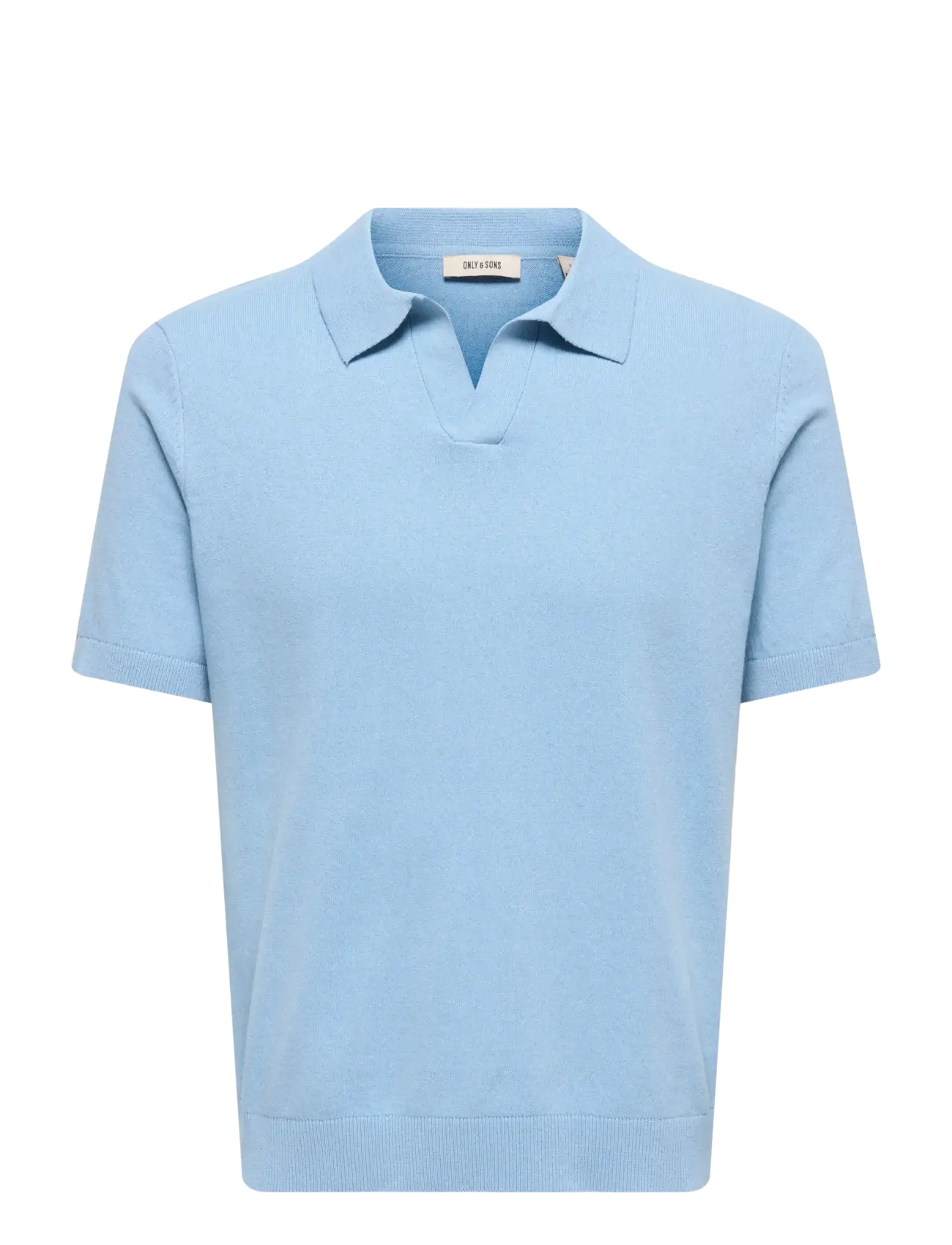 ONLY & SONS ONSTHY LIFE REG SS RESORT KNIT - Poloshirts - BLUE FOG / blue