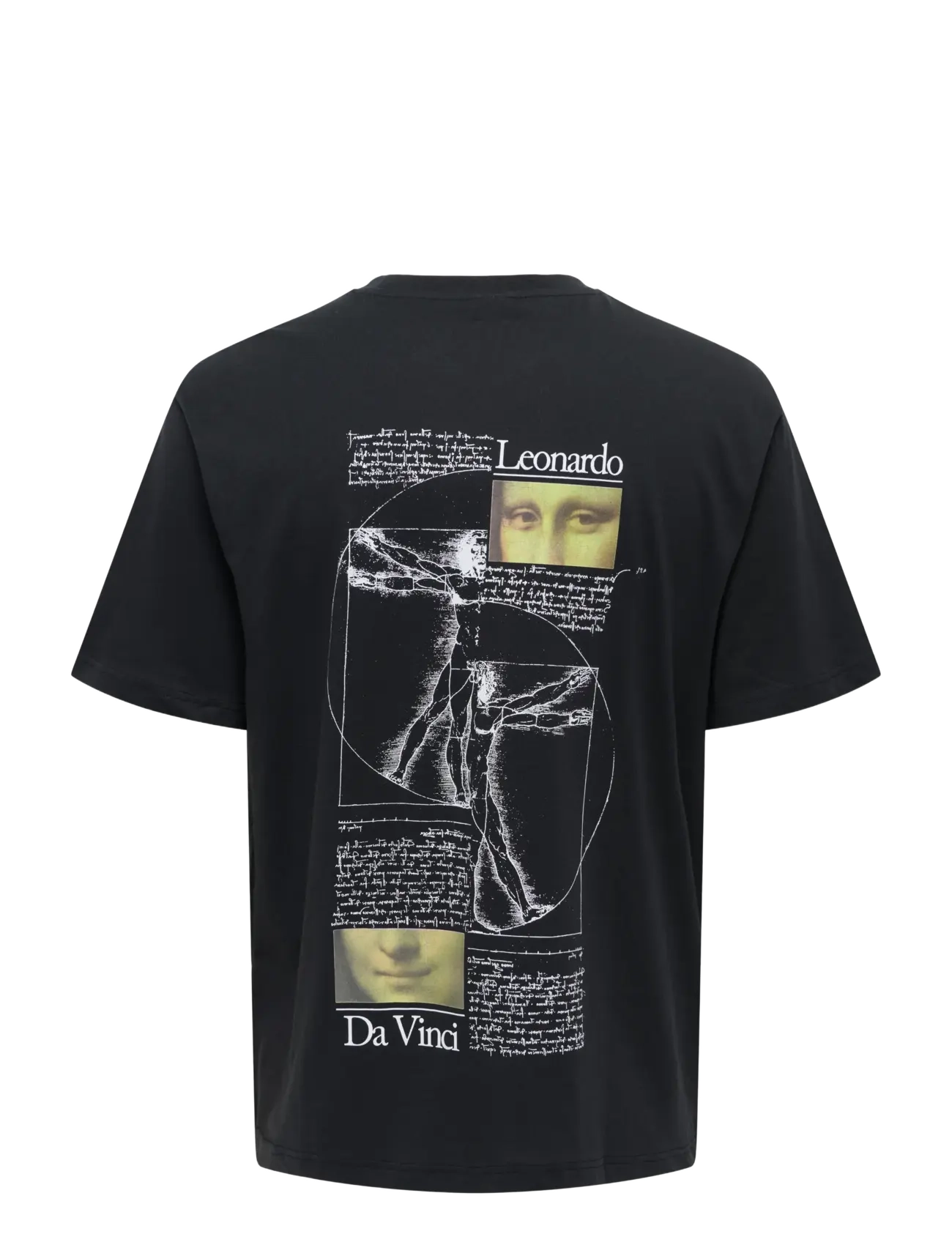 ONLY & SONS - ONSMONALISA RLX SS LIC TEE VD - lühikeste varrukatega t-särgid - jet black - 2