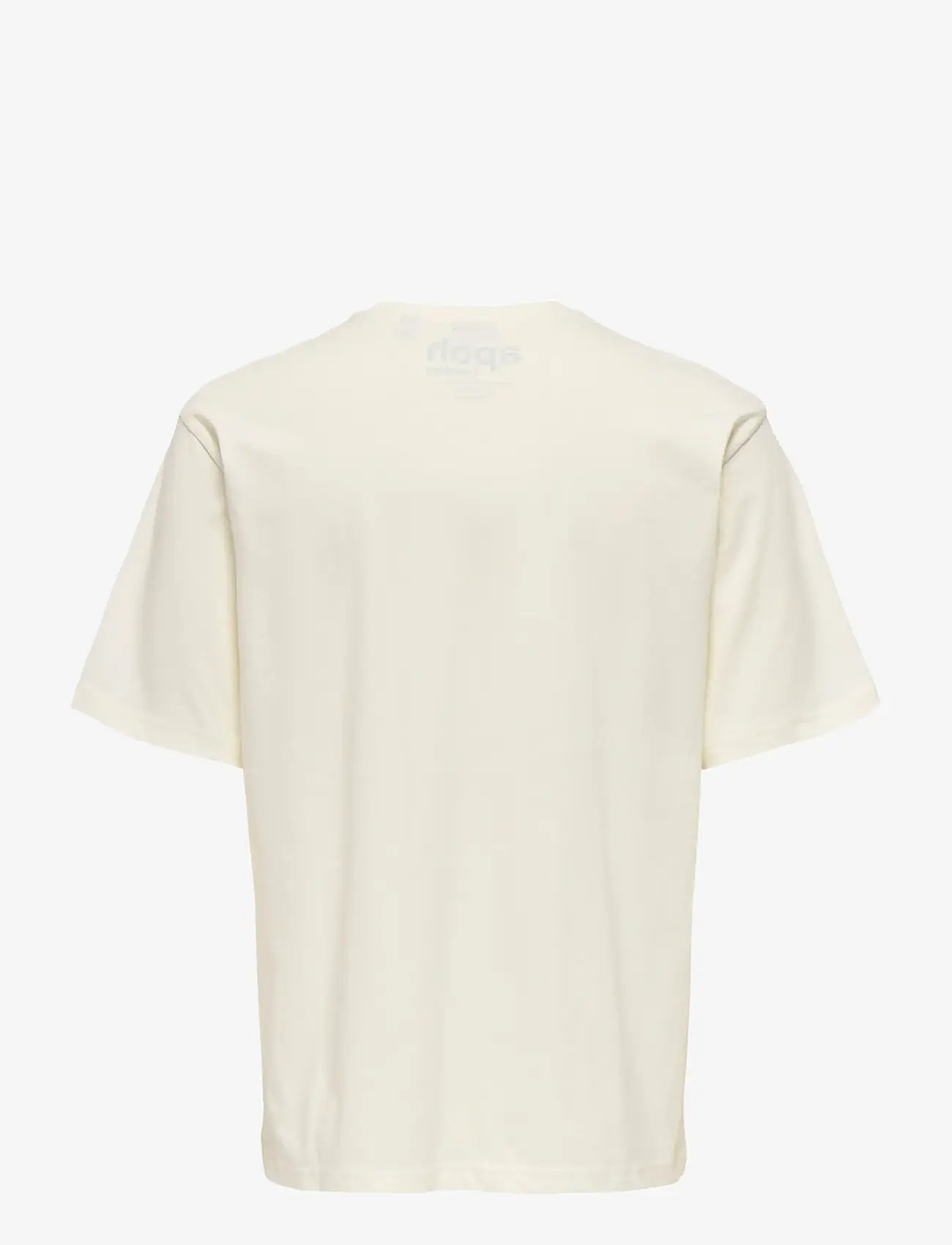ONLY & SONS - ONSMONALISA RLX SS LIC TEE VD - kurzärmelig - whisper white - 2