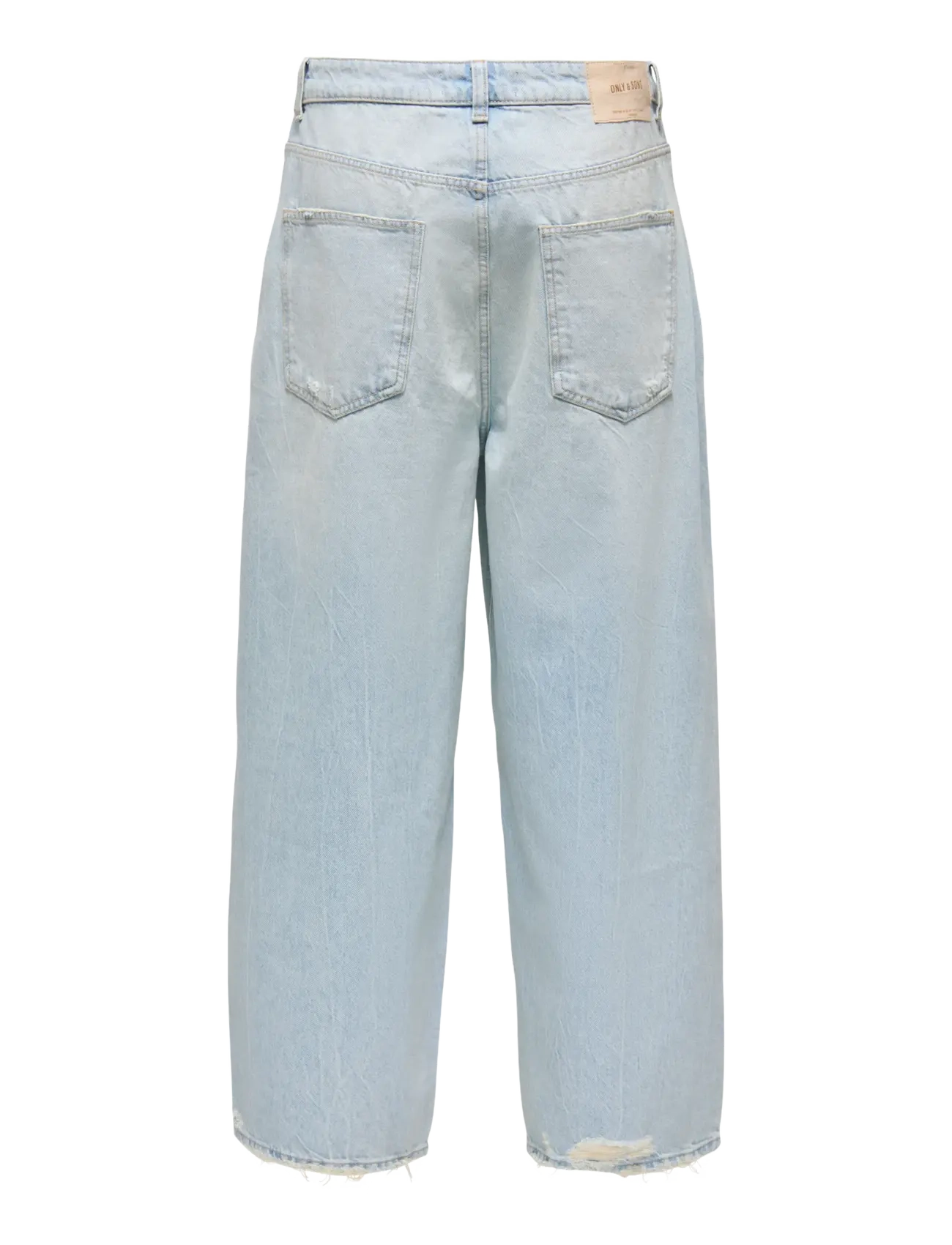 ONLY & SONS - ONSFADE LOOSE LB DESTROY 6592 AZG DNM - loose jeans - light blue denim - 2