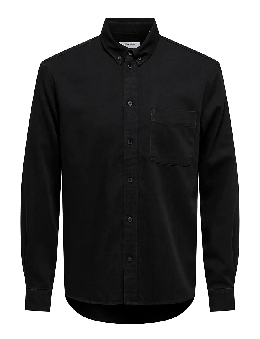 ONLY & SONS - ONSORSON REGULAR YFM DNM SHIRT NOOS - jeanshemden - black denim - 1