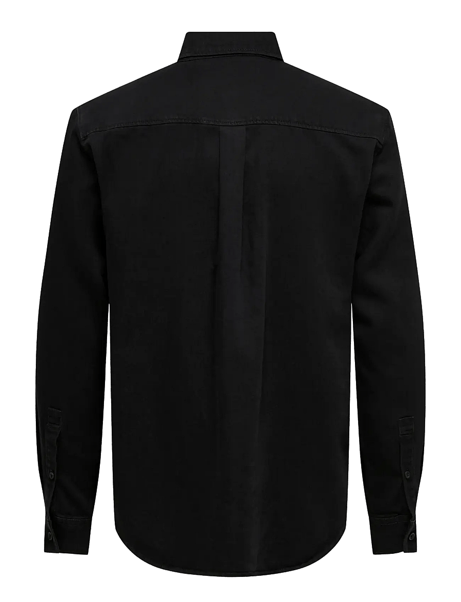 ONLY & SONS - ONSORSON REGULAR YFM DNM SHIRT NOOS - jeanshemden - black denim - 2