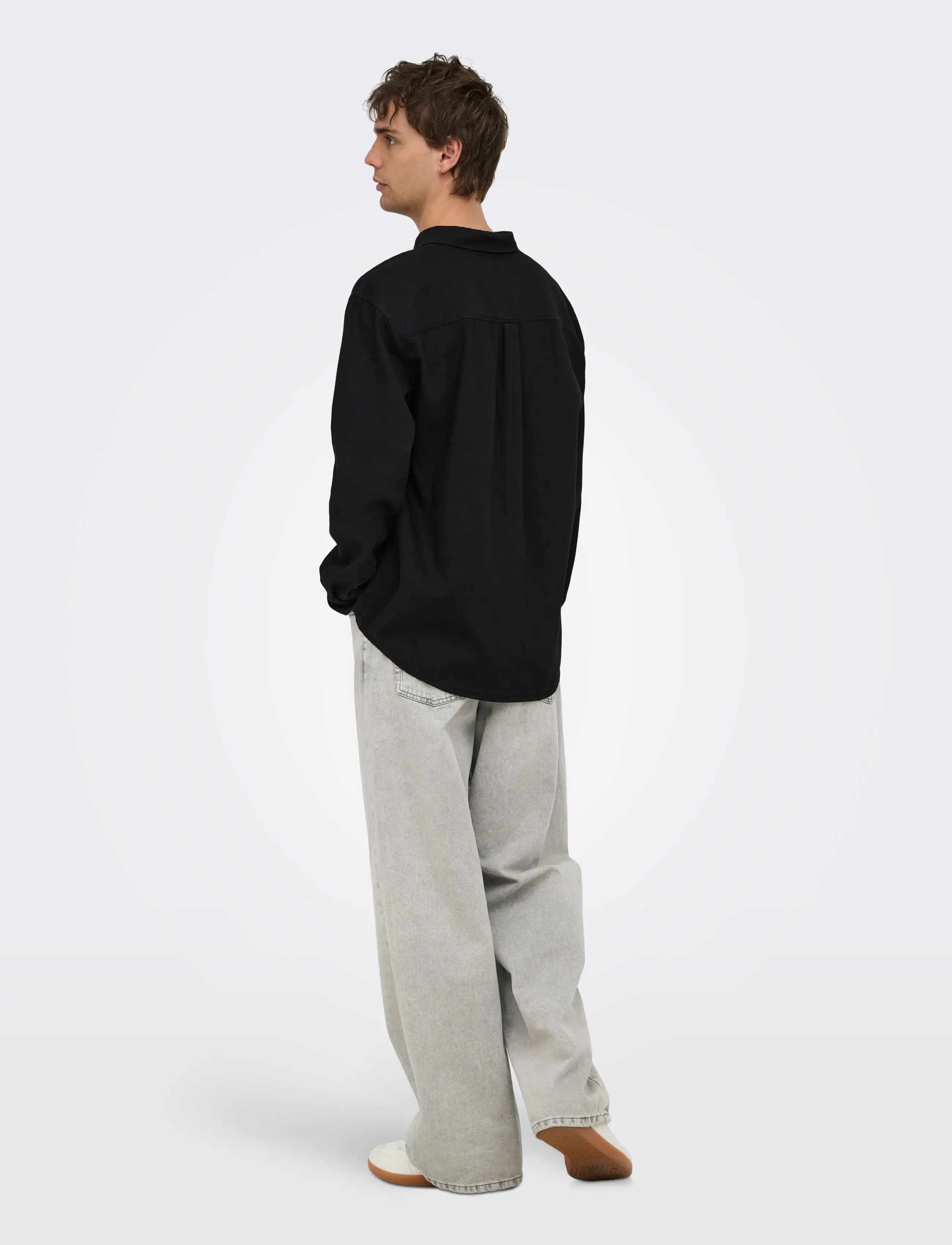 ONLY & SONS - ONSORSON REGULAR YFM DNM SHIRT NOOS - jeanshemden - black denim - 3