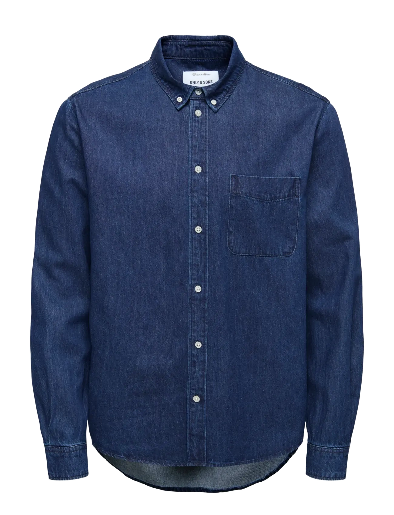 ONLY & SONS ONSORSON REGULAR YFM DNM SHIRT NOOS - Vabaajasärgid - DARK BLUE DENIM / navy